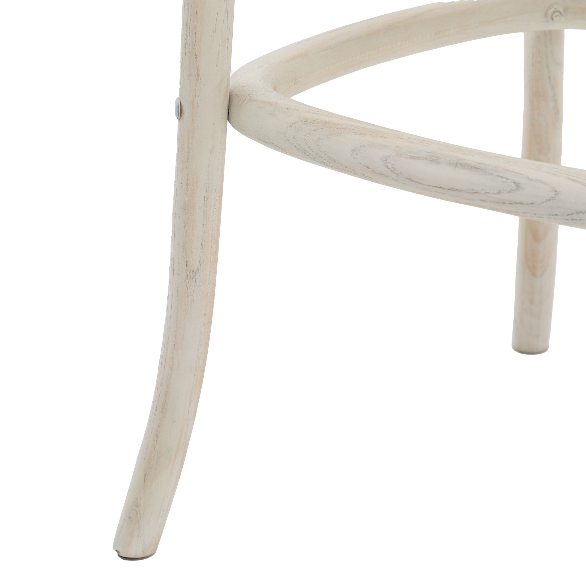Amos Cafe Stool White/Rattan (2pk)