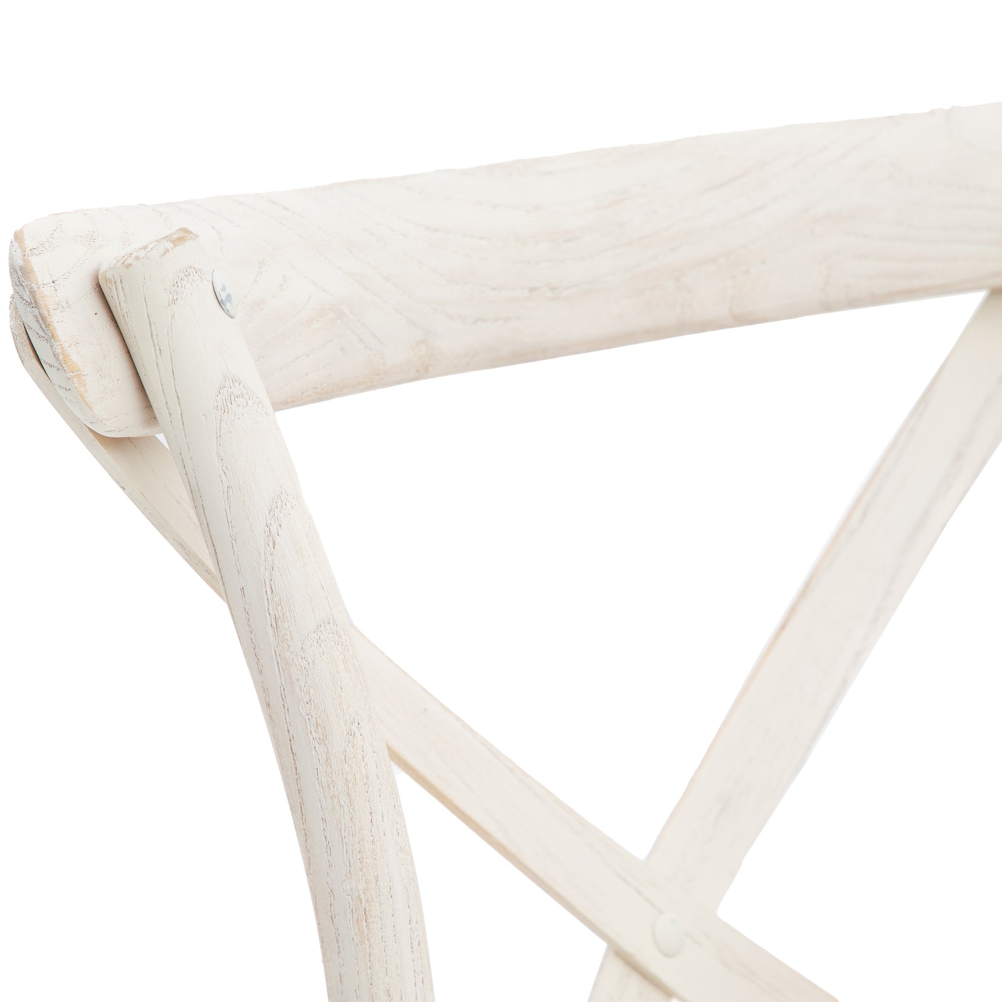 Amos Cafe Chair White/Rattan (2pk)