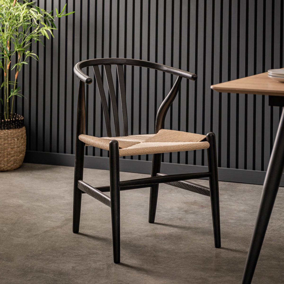 Amos Whitney Chair Black (2pk)