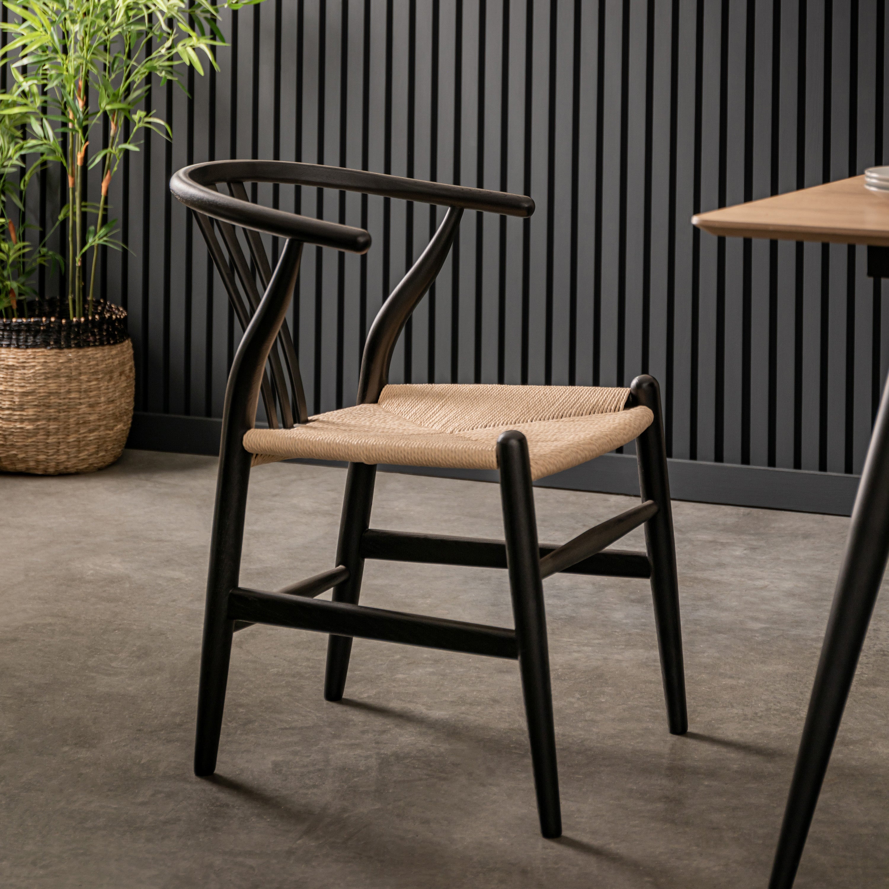 Amos Whitney Chair Black (2pk)