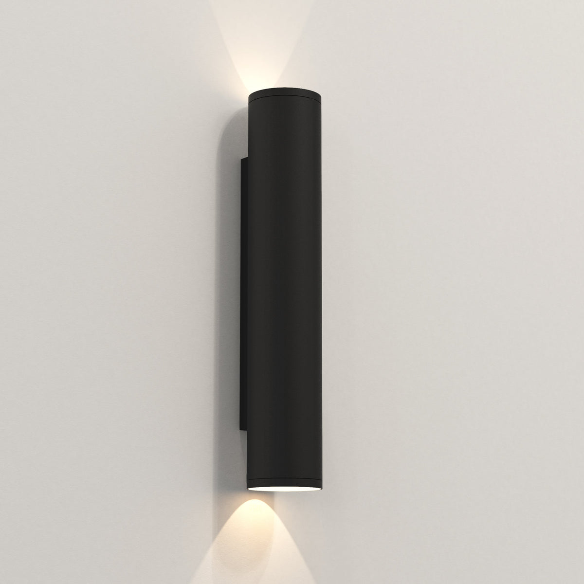Astro Ava 400 Textured Black Outdoor Wall Light