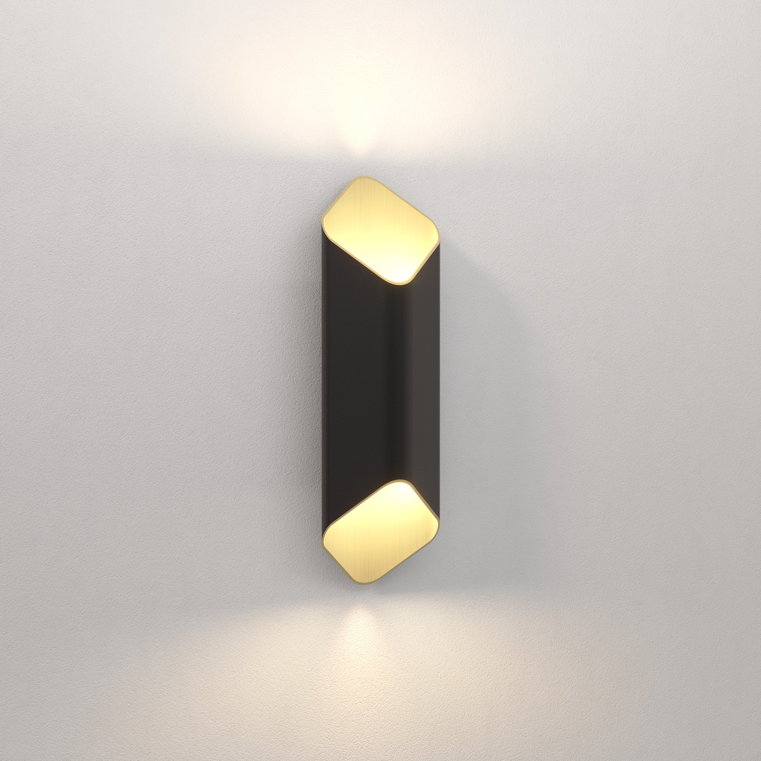 Astro Ako 420 Phase Matt Black/Gold Interior Wall Light