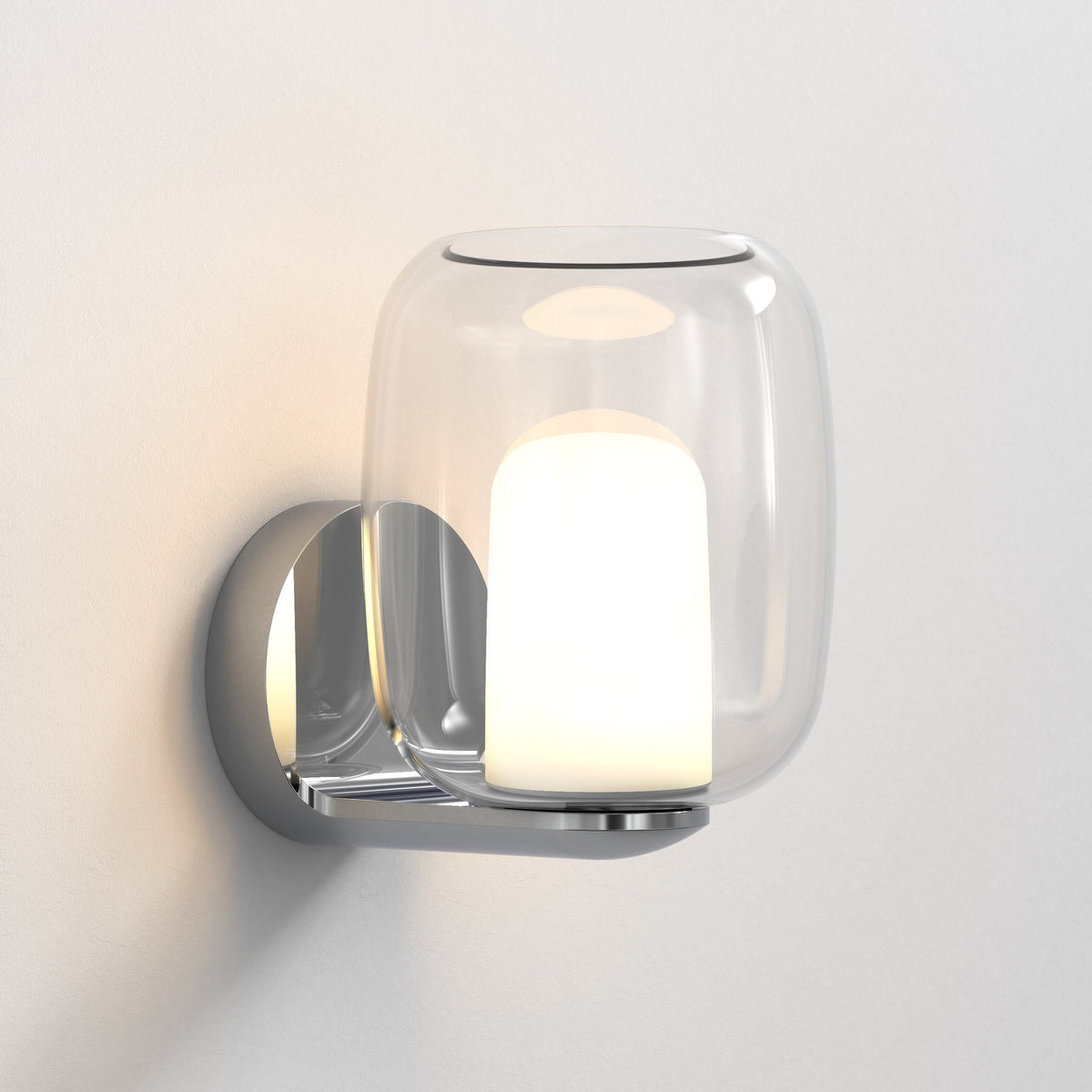 Astro Aquina Wall Polished Chrome Bathroom Wall Light