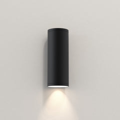 Astro Ava 200 Textured Black Outdoor Wall Light