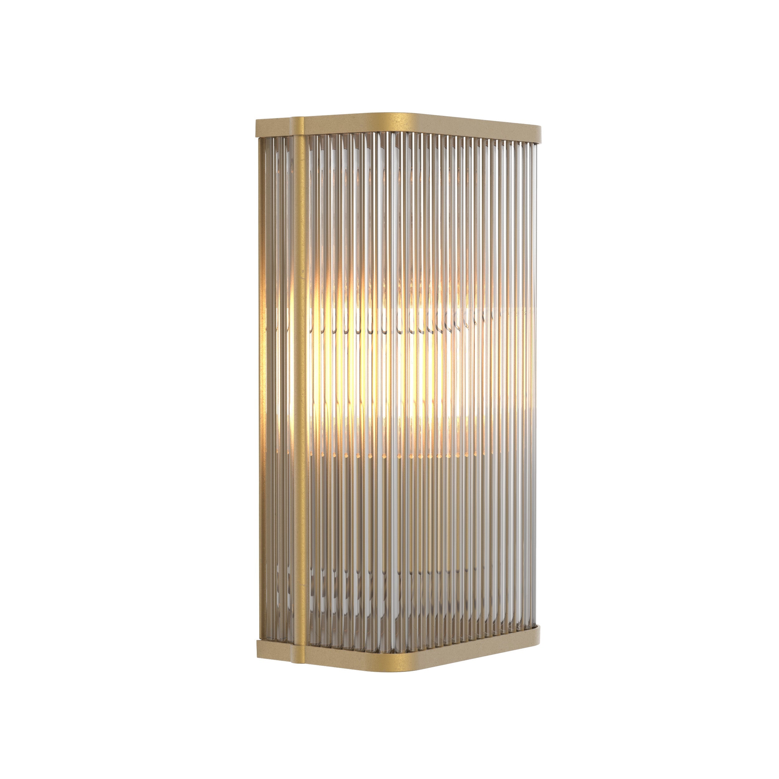 Astro Avignon Square 300 Antique Brass Interior Wall Light