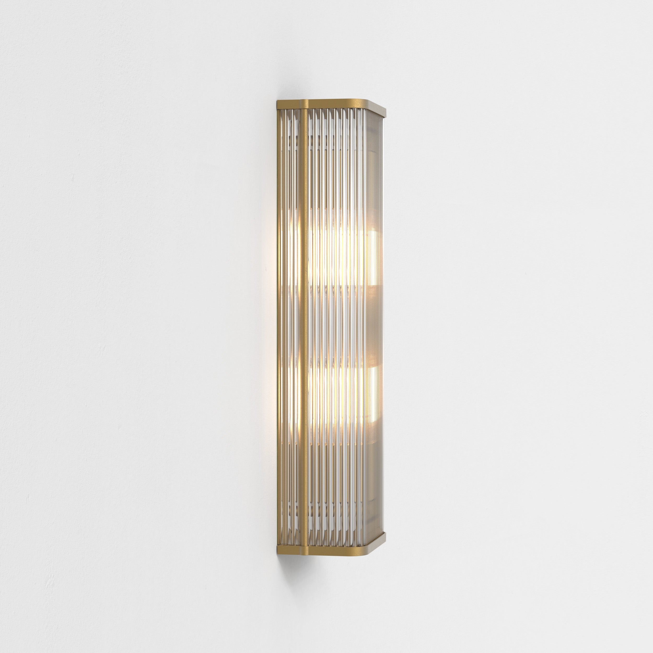 Astro Avignon Square 500 Antique Brass Interior Wall Light