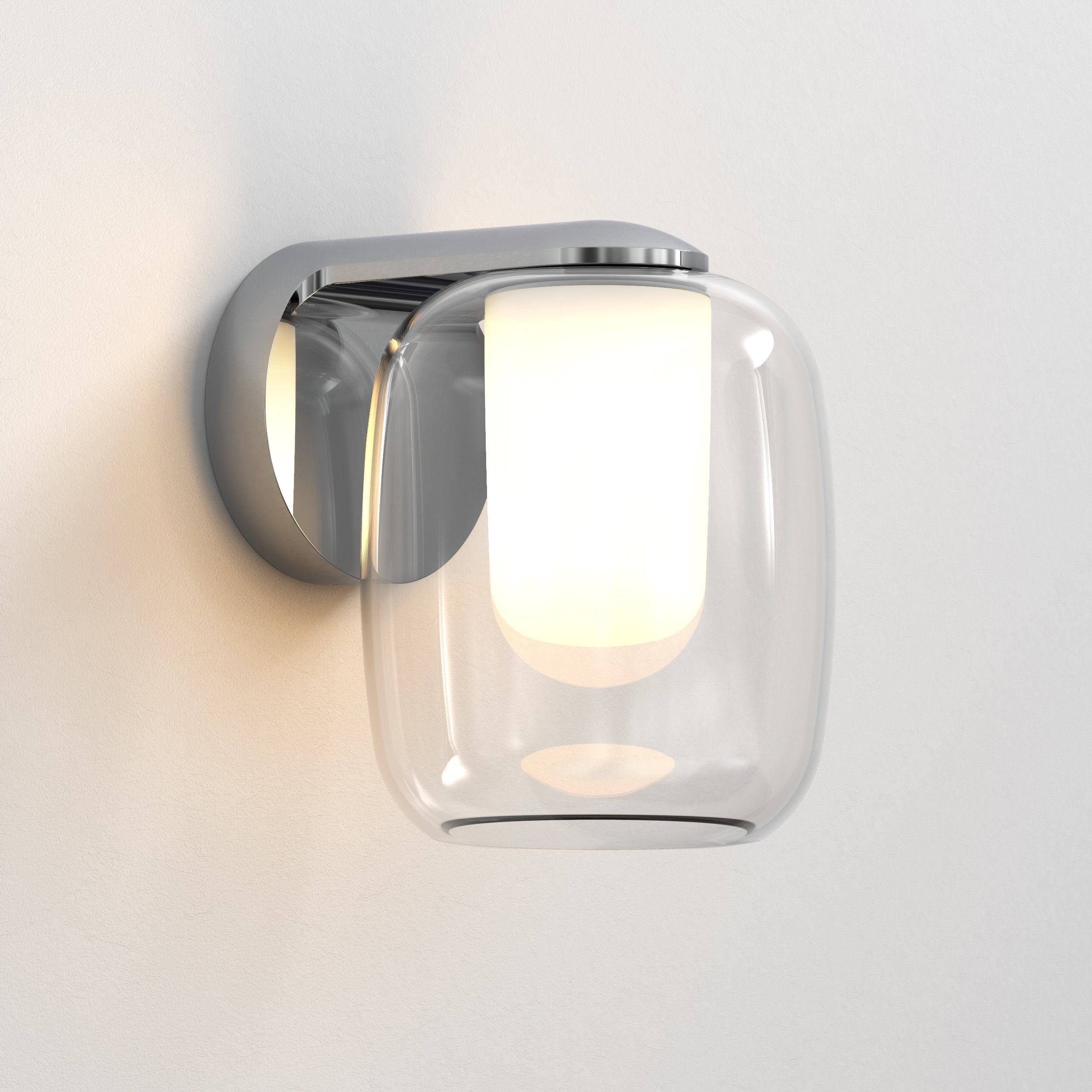 Astro Aquina Wall Polished Chrome Bathroom Wall Light