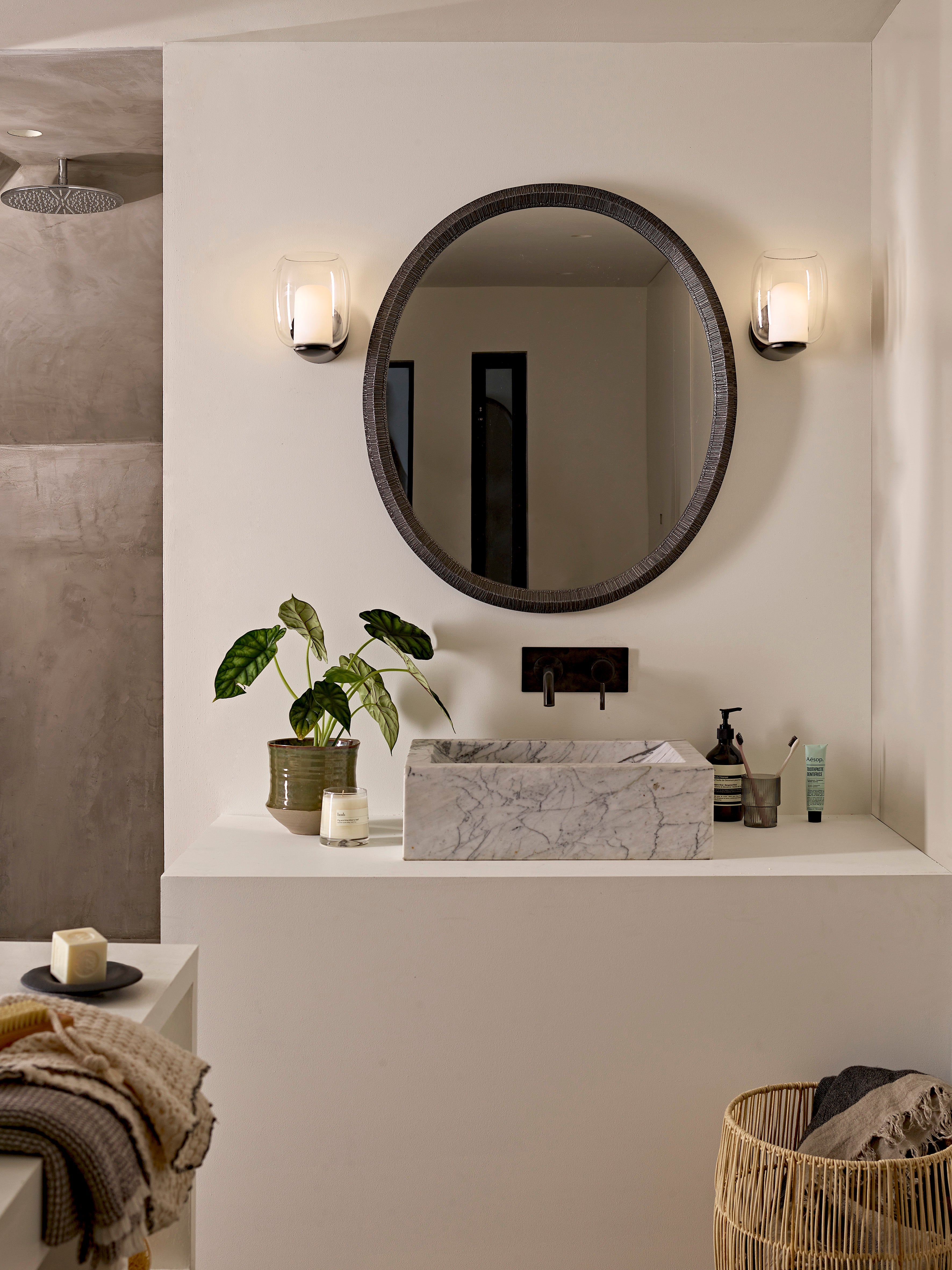 Astro Aquina Wall Matt Black Bathroom Wall Light