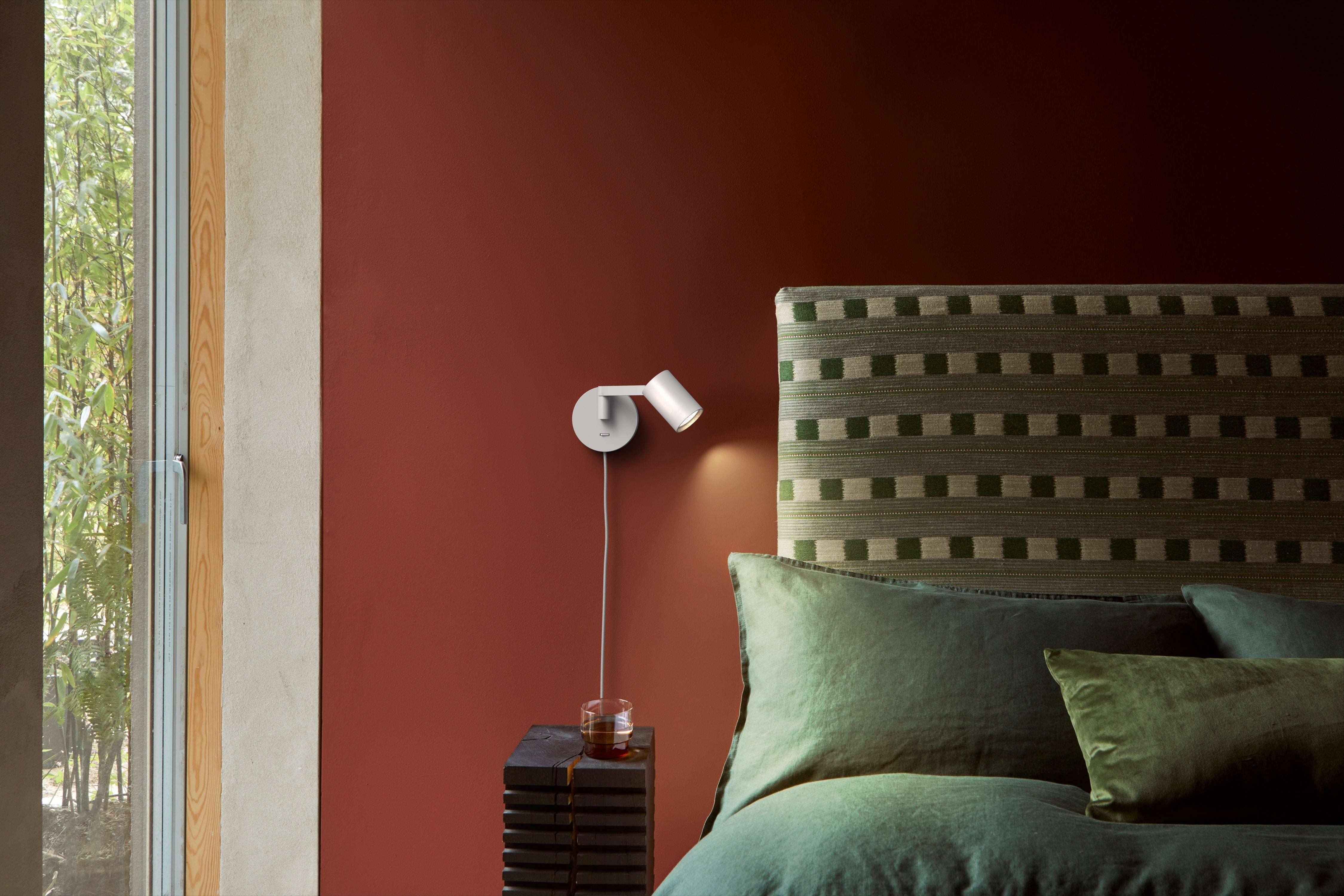 Astro Ascoli Swing Plug In Matt White Interior Reading Light