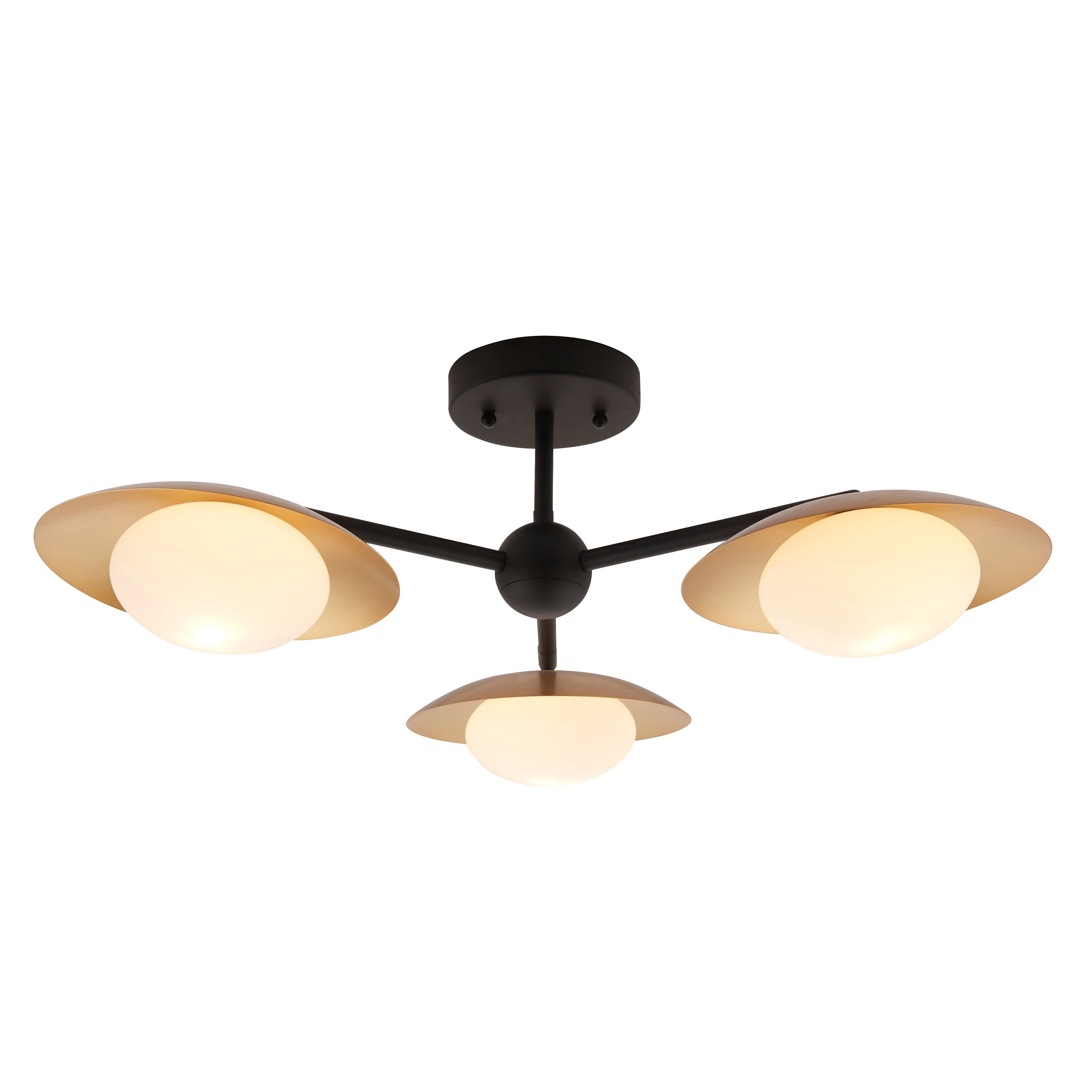 Amos Barcelo Flush Ceiling Light