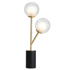 Amos Brixton Table Lamp Satin Brass