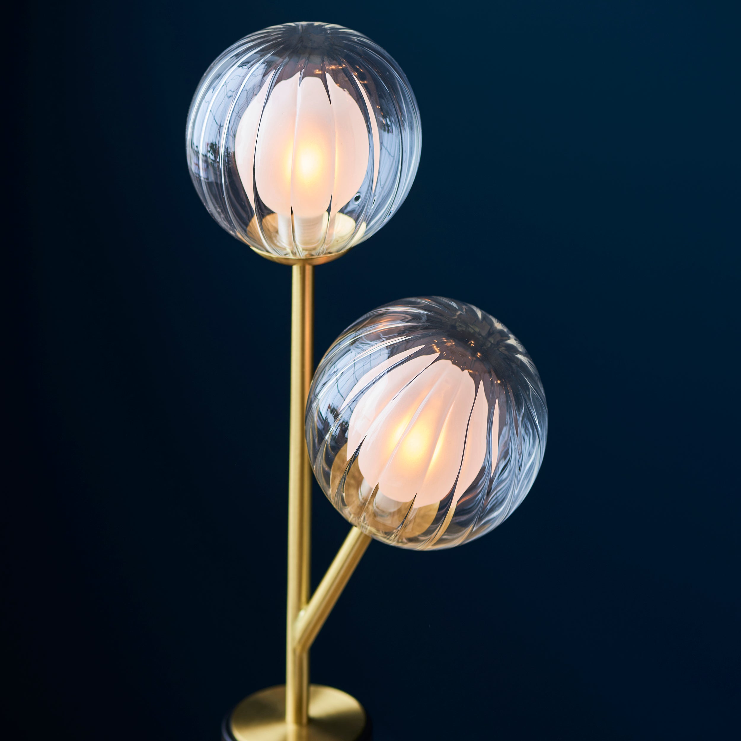 Amos Brixton Table Lamp Satin Brass