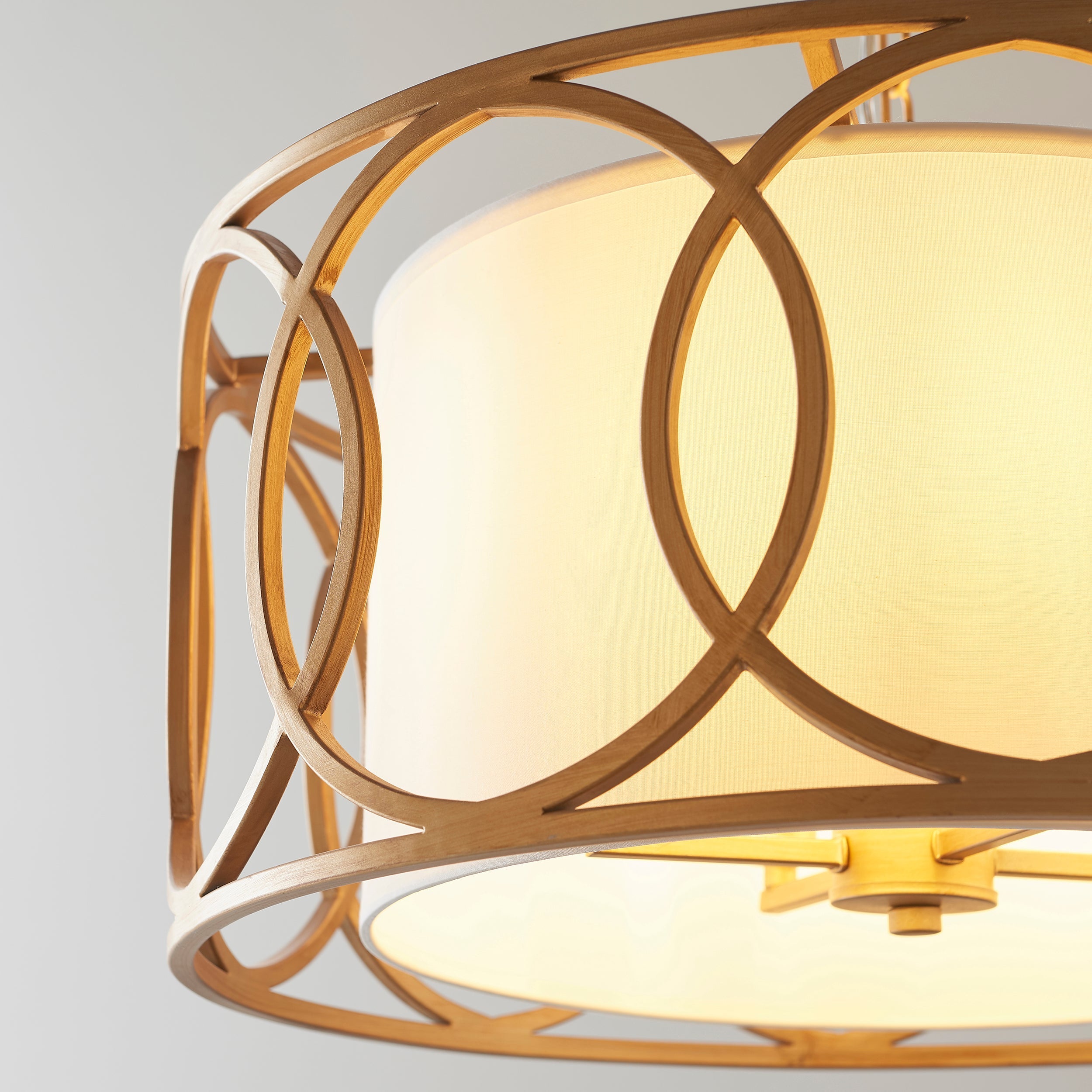 Amos Carrissima Brushed Gold Pendant