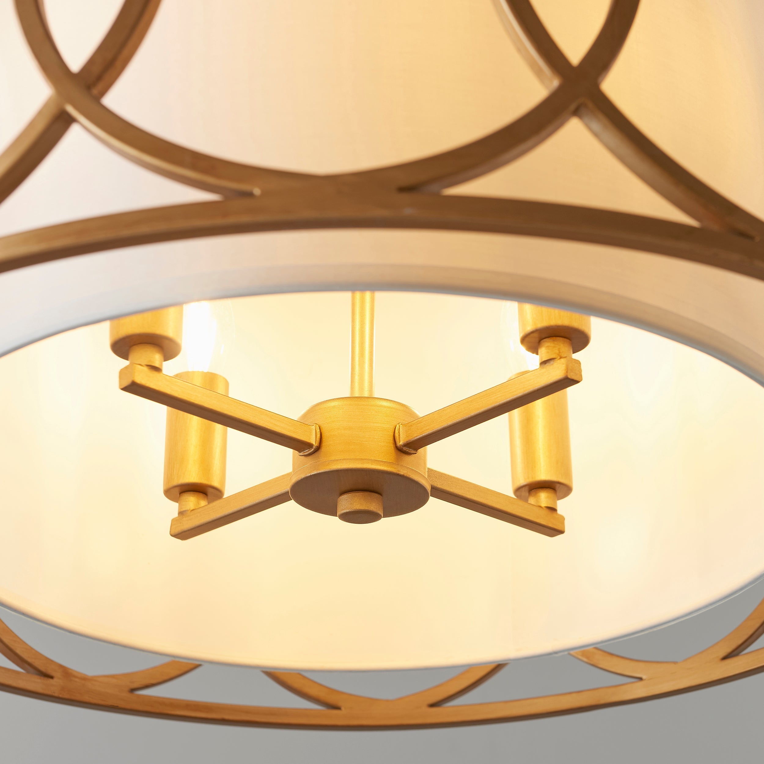 Amos Carrissima Brushed Gold Pendant