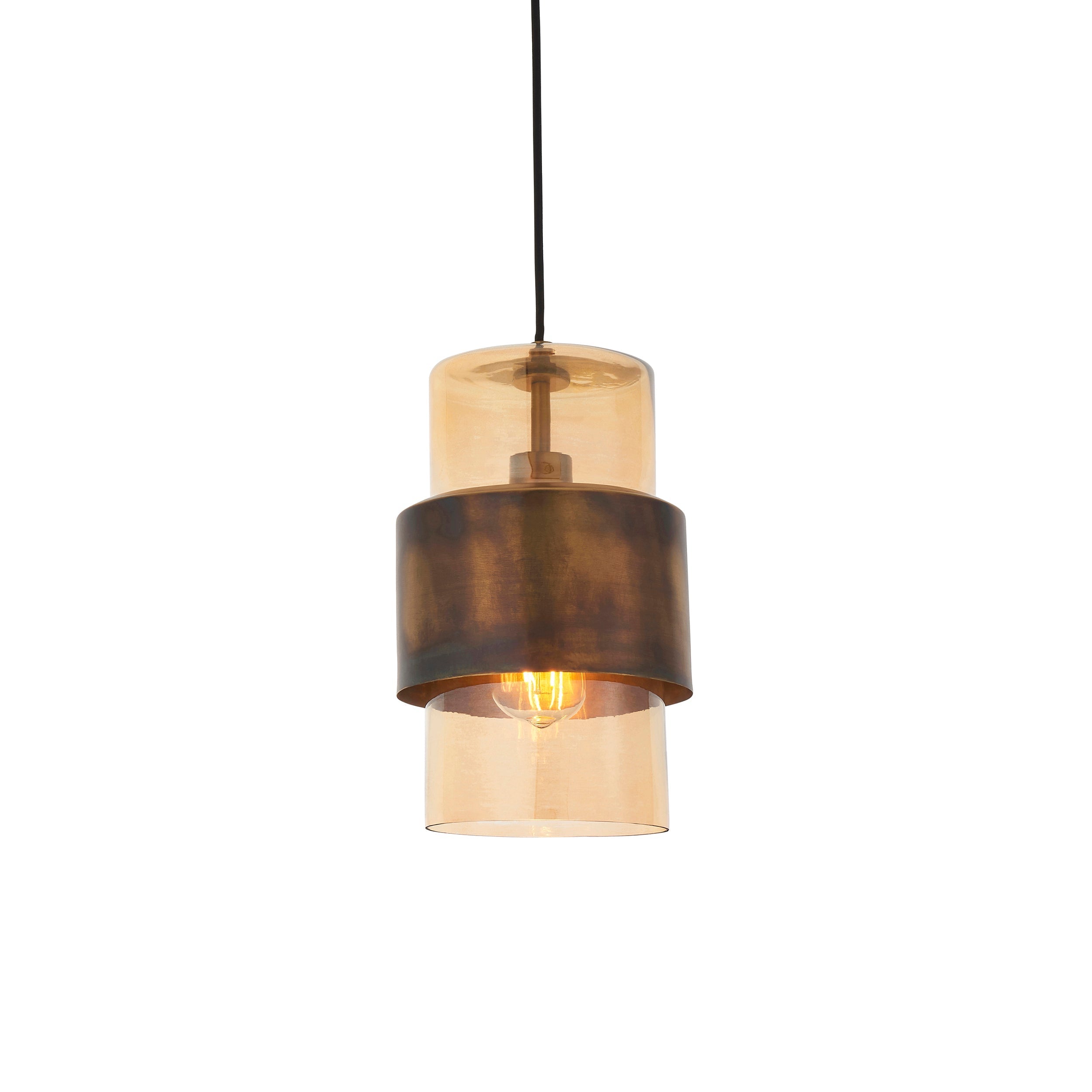 Amos Cattelan Pendant Antique Brass