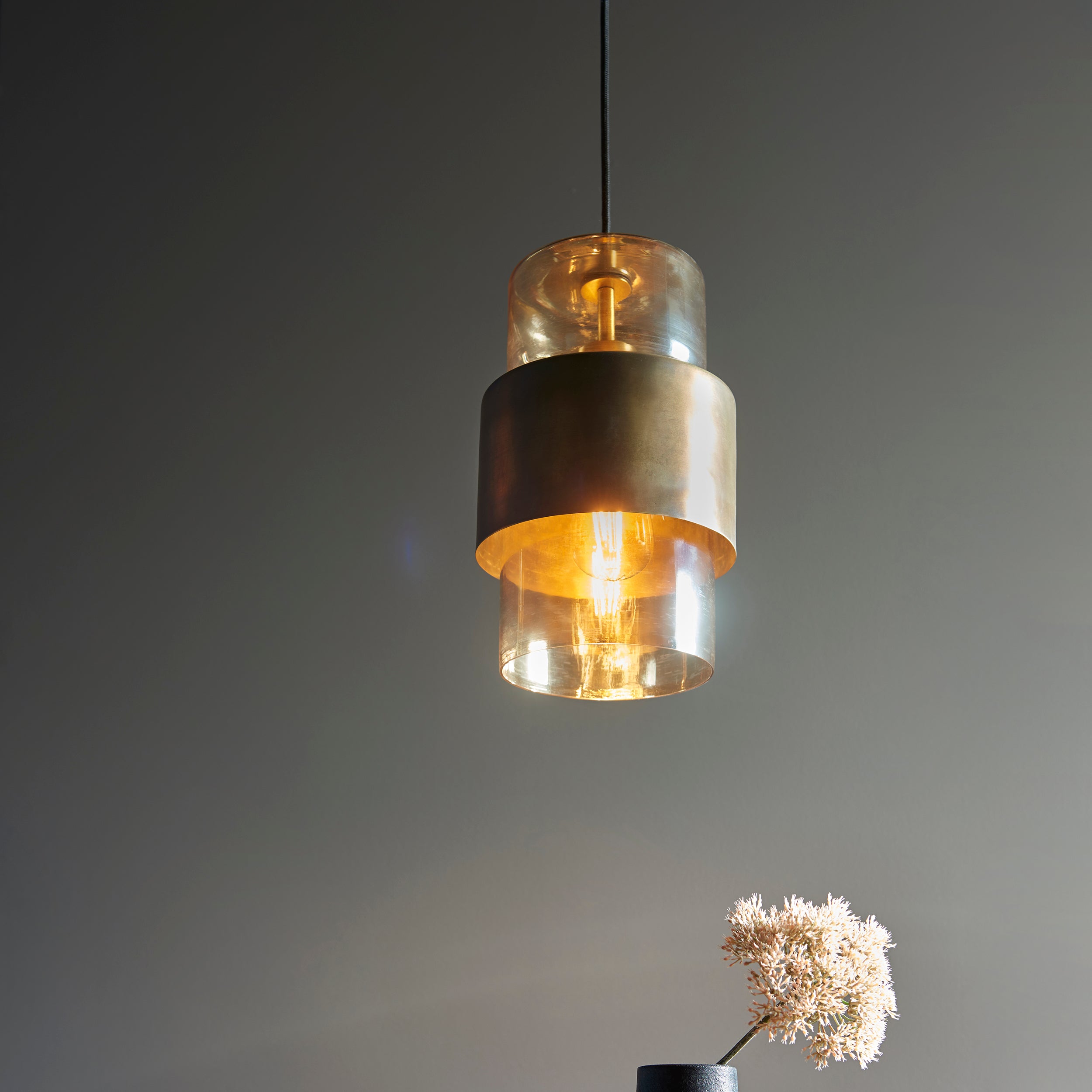 Amos Cattelan Pendant Antique Brass
