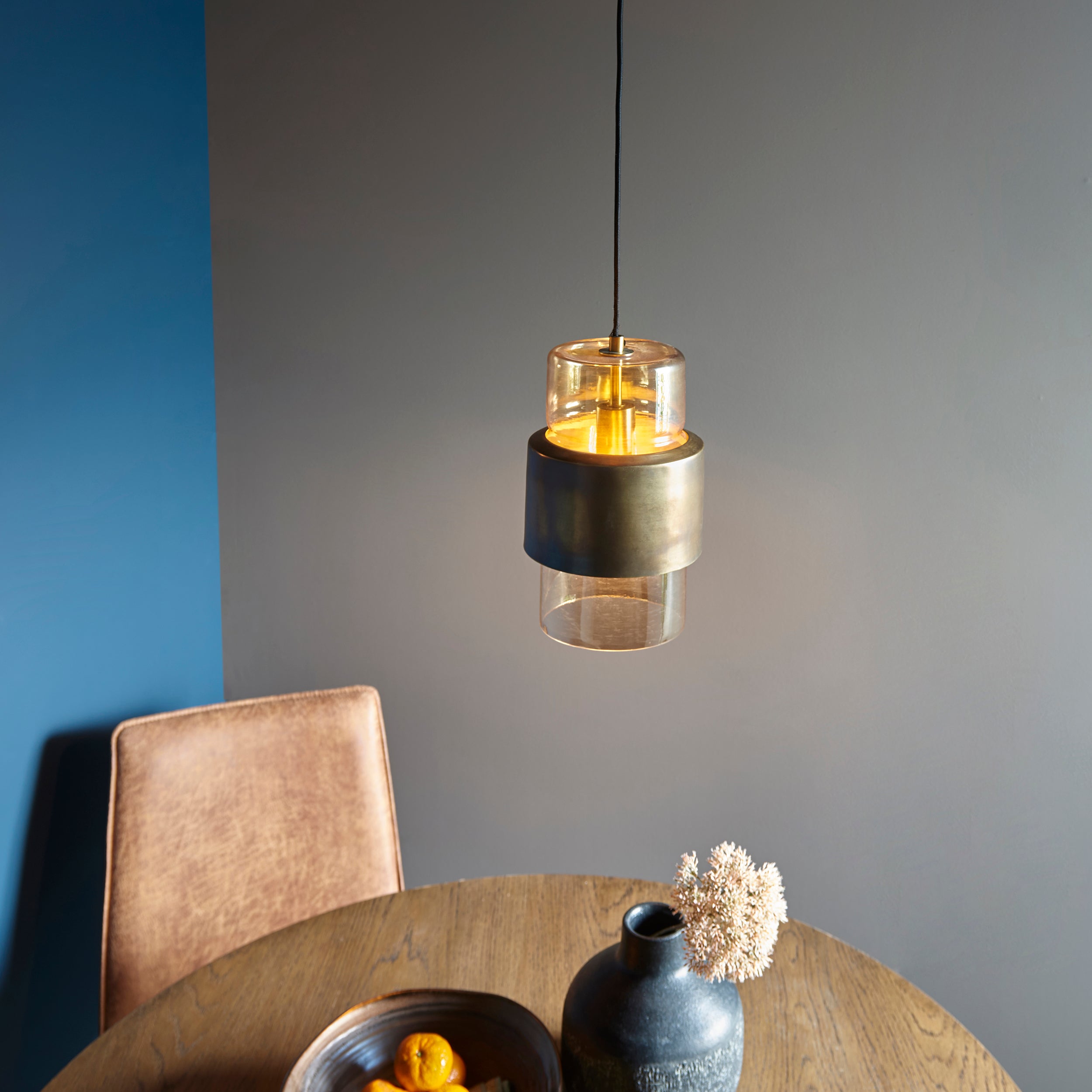 Amos Cattelan Pendant Antique Brass