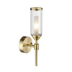 Amos Duchy Wall Light Satin Brass