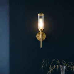 Amos Duchy Wall Light Satin Brass