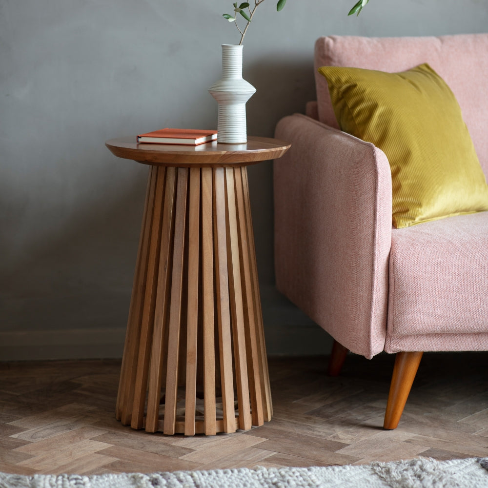 Amos Brookland Slatted Side Table