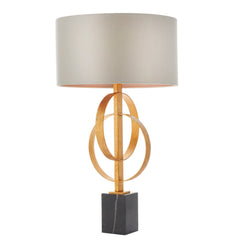 Amos Hatfield Table Lamp Antique Gold & Mink