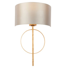 Amos Hatfield Wall Light Antique Gold & Mink