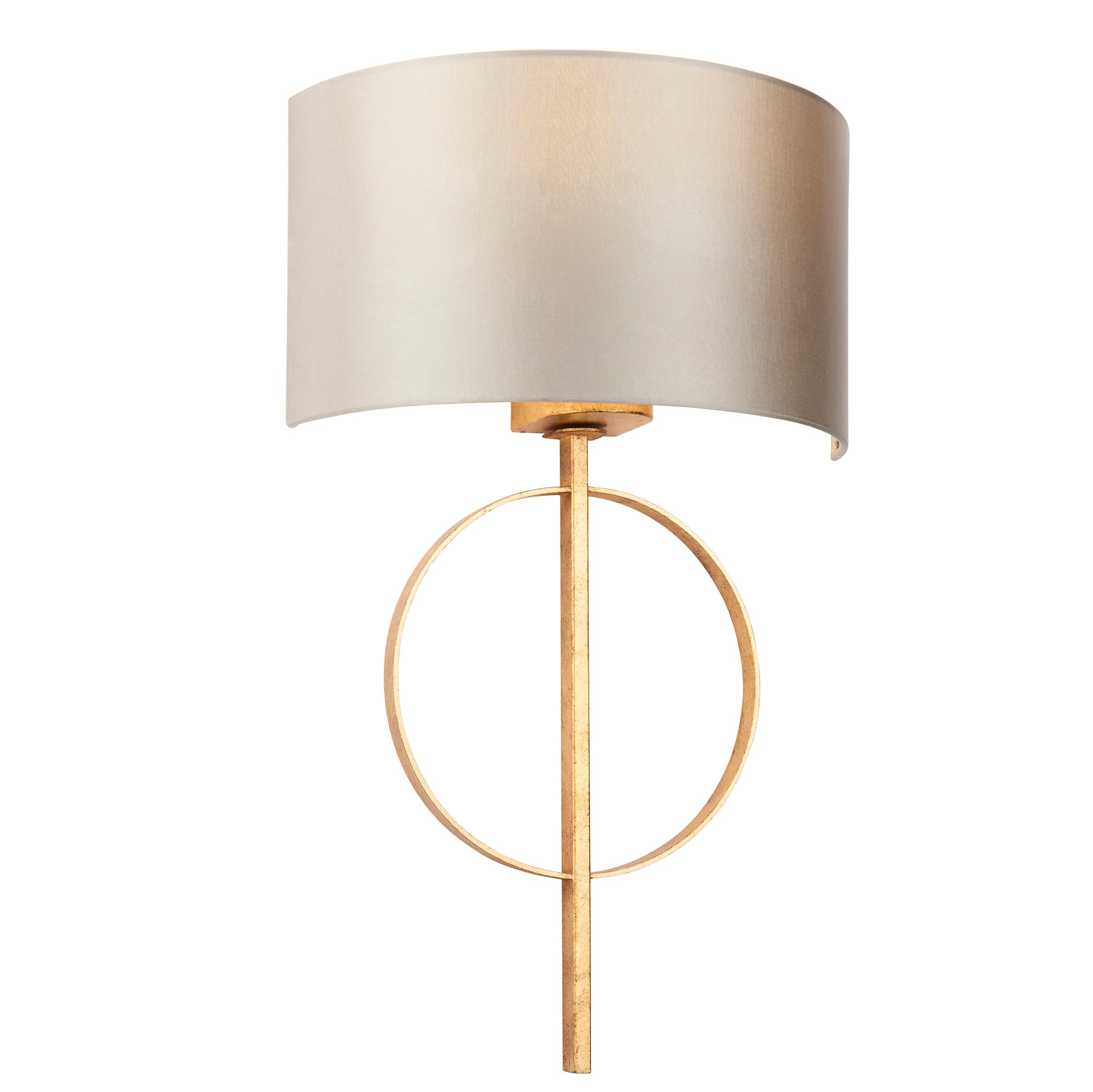 Amos Hatfield Wall Light Antique Gold & Mink