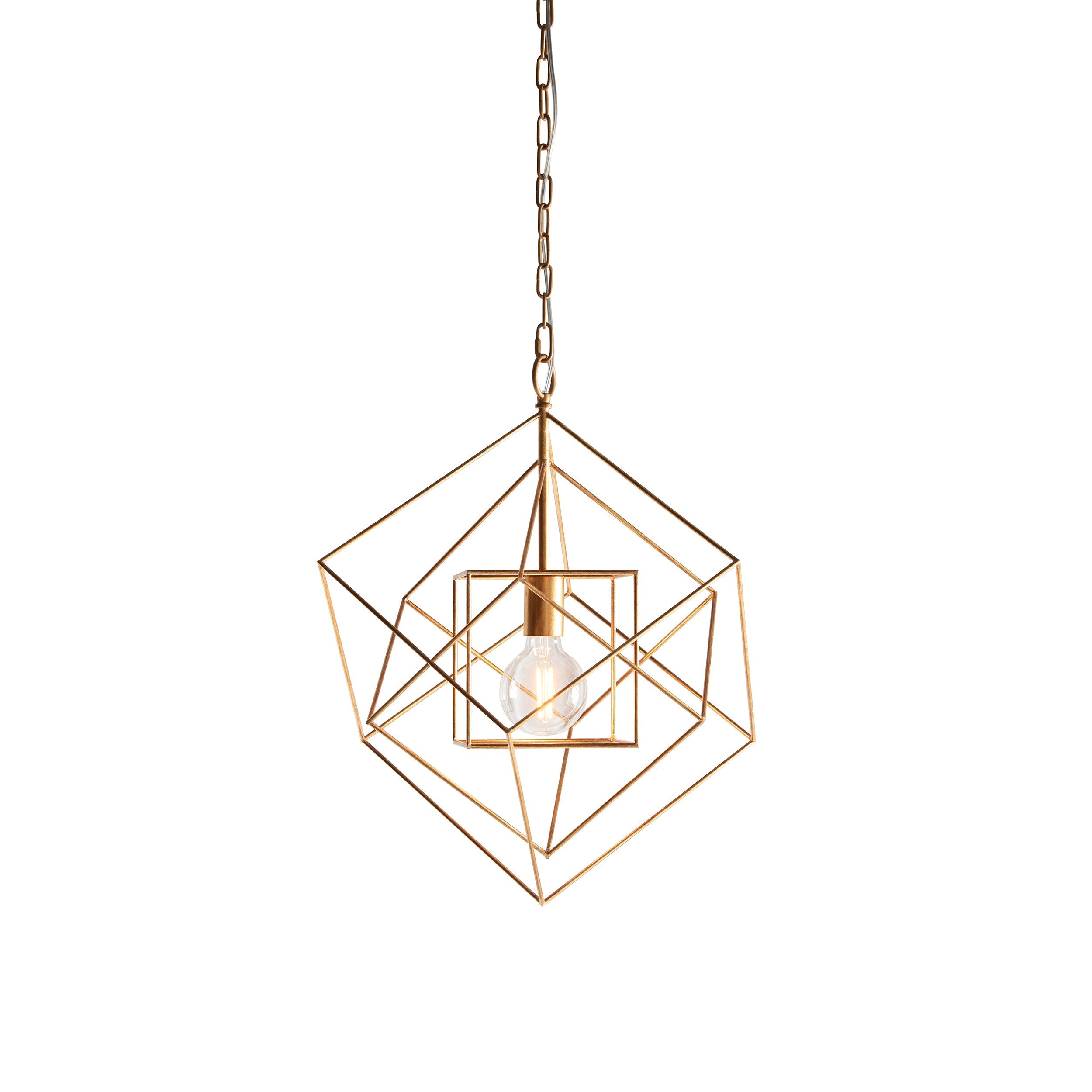 Amos Highbury Pendant Small Gold