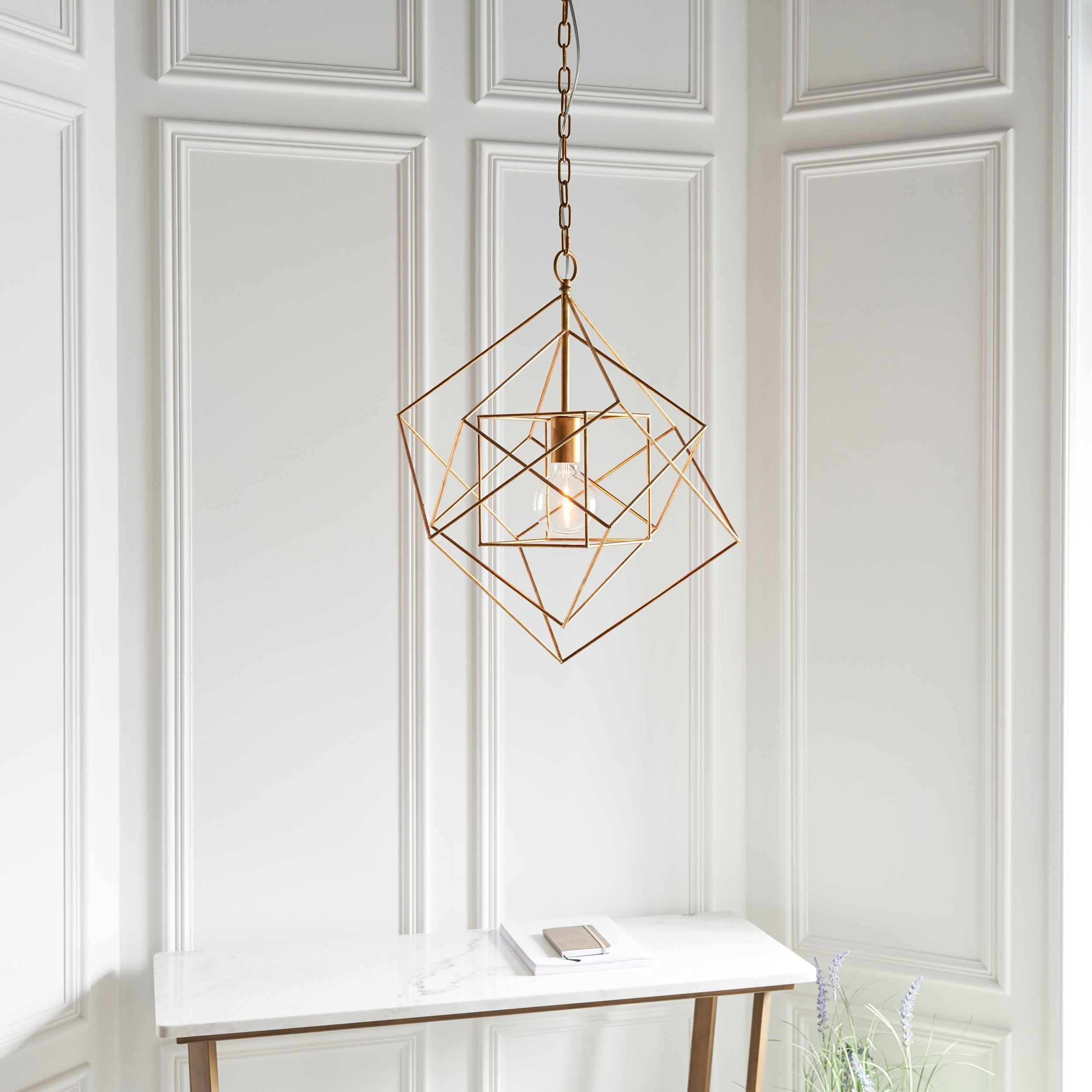 Amos Highbury Pendant Small Gold
