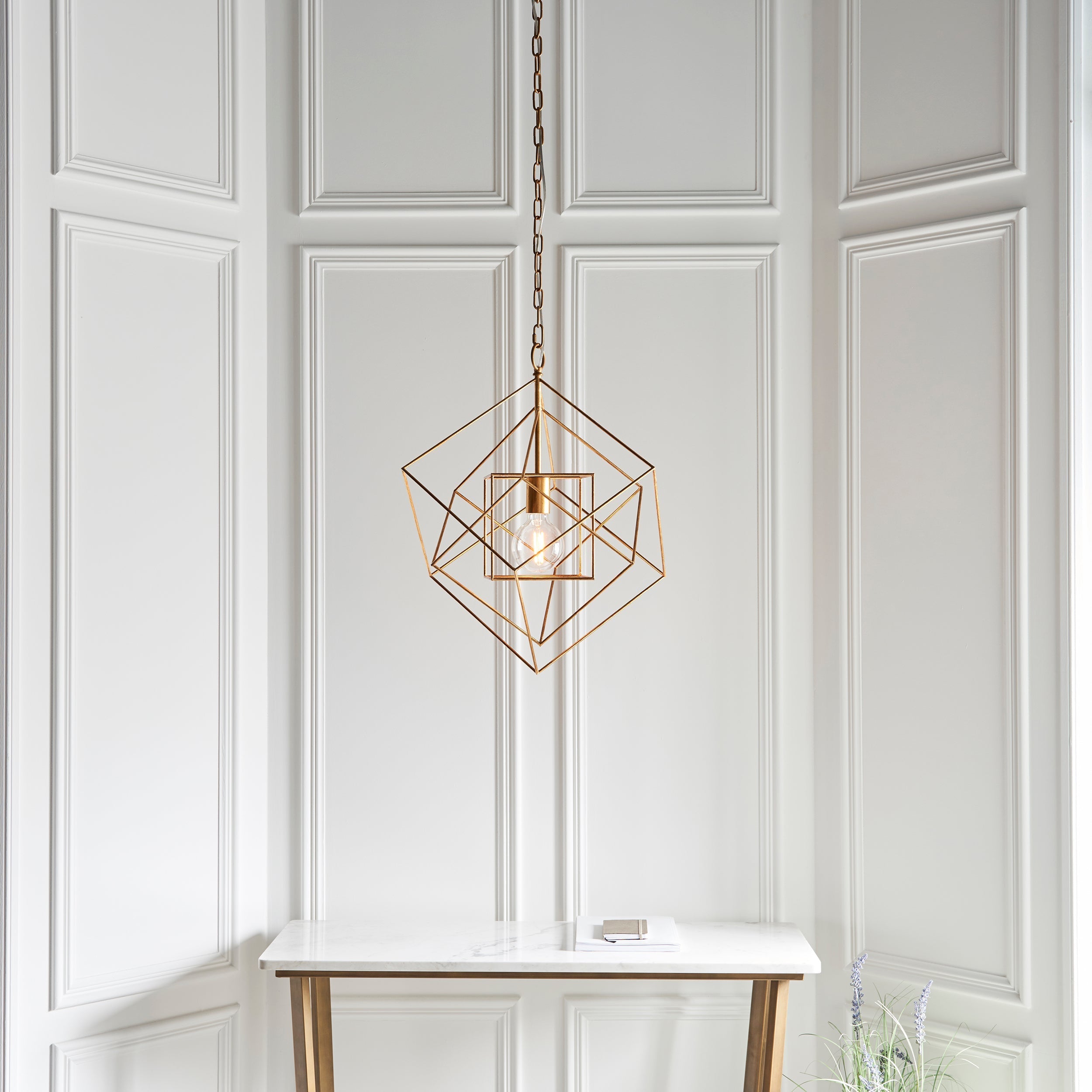 Amos Highbury Pendant Small Gold