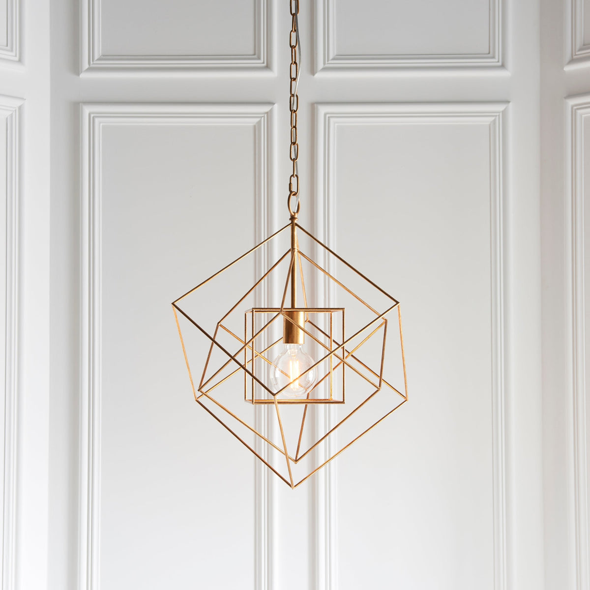 Amos Highbury Pendant Small Gold