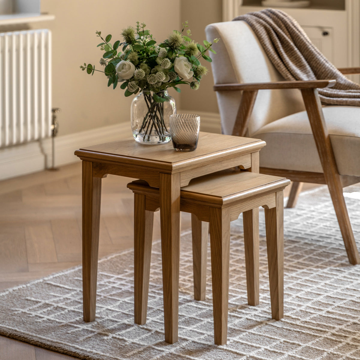 Amos Malvern Nest of 2 Side Tables
