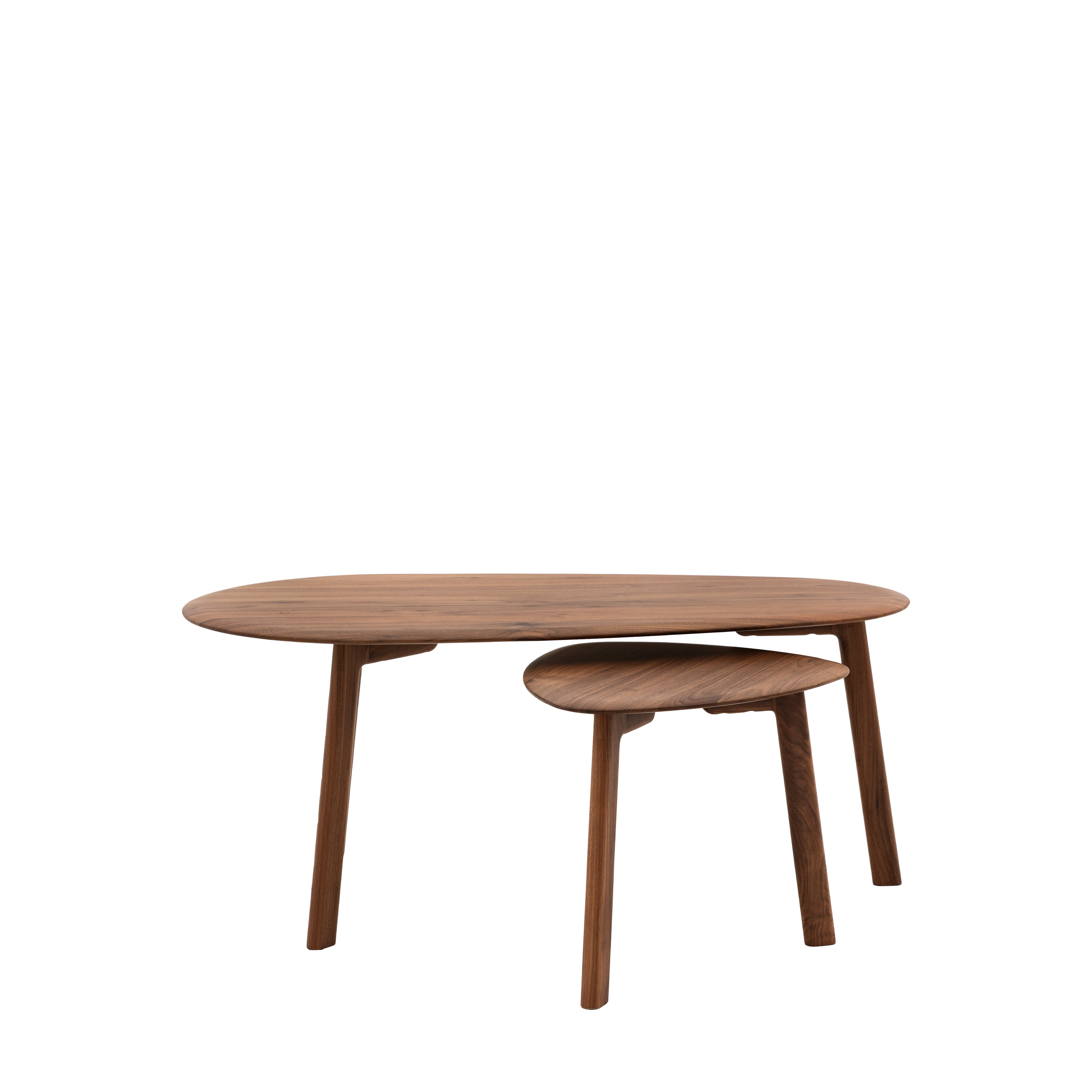 Amos Madrid Coffee & Side Table Nest Walnut