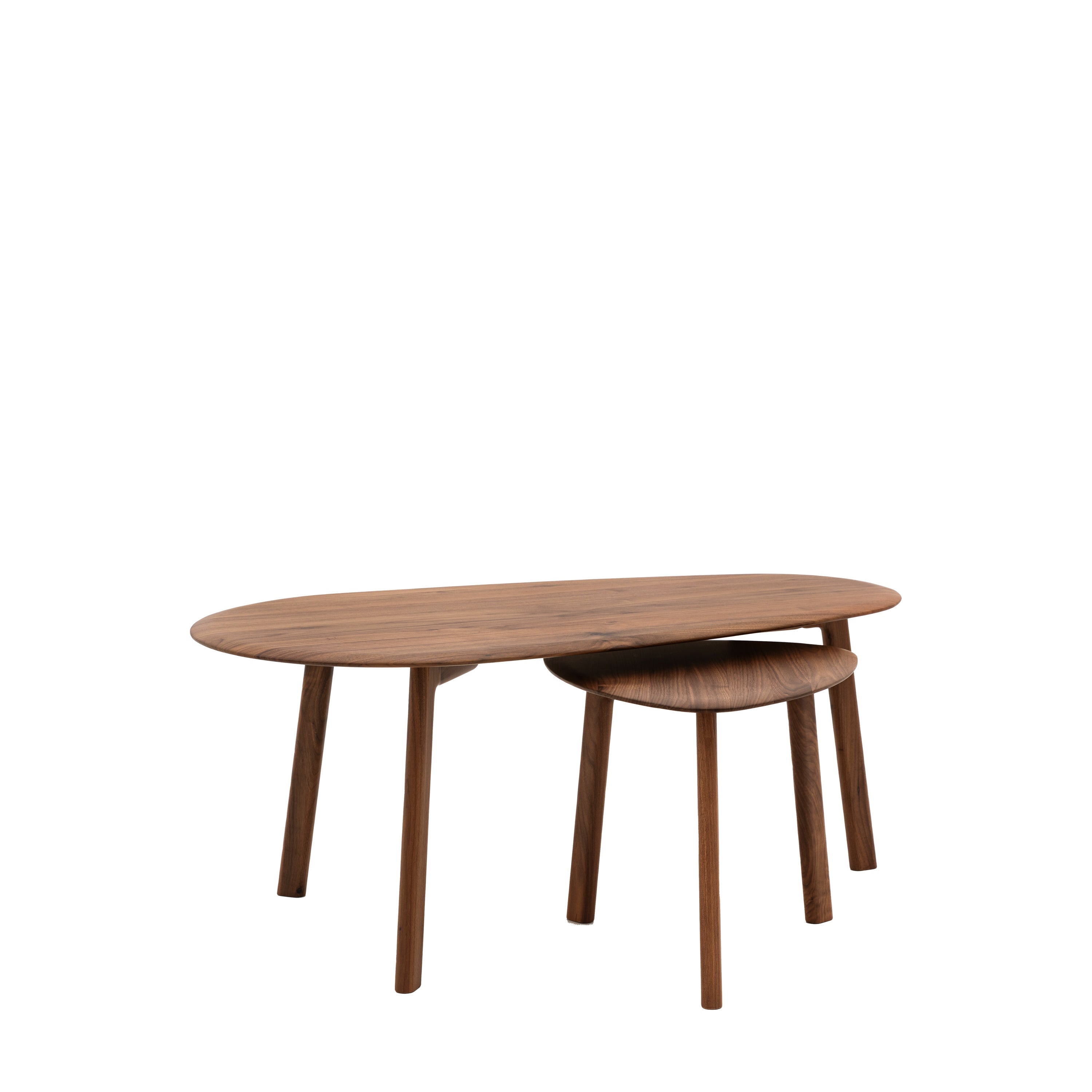 Amos Madrid Coffee & Side Table Nest Walnut