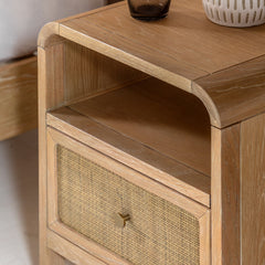 Amos Bibury 1 Drawer Bedside Table