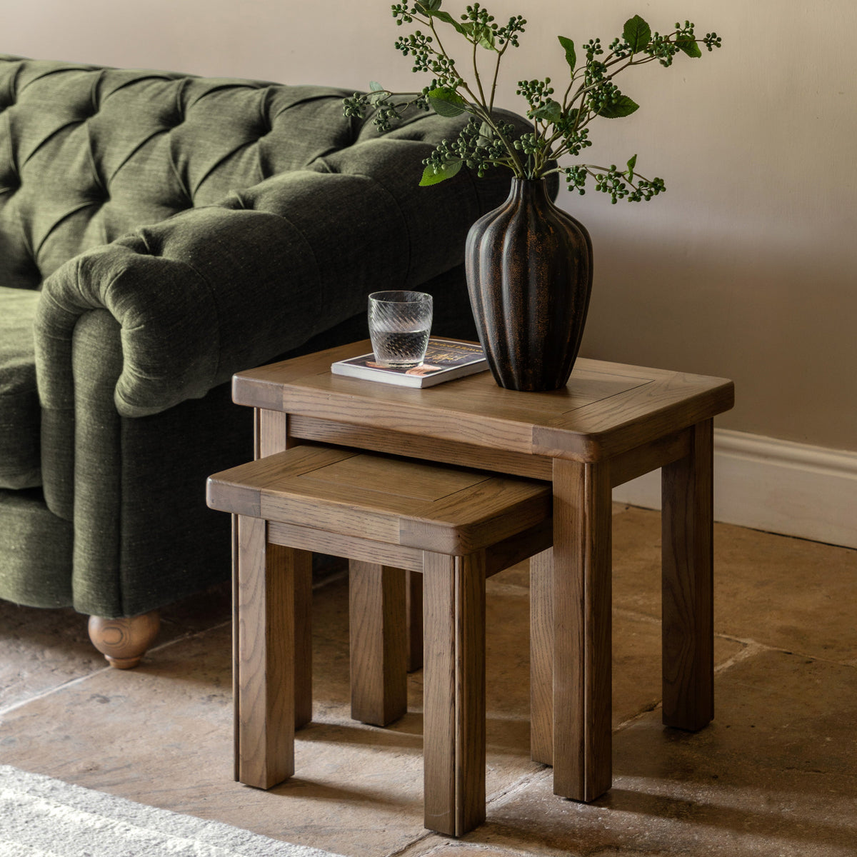 Amos Hardwick Nest of 2 Side Tables
