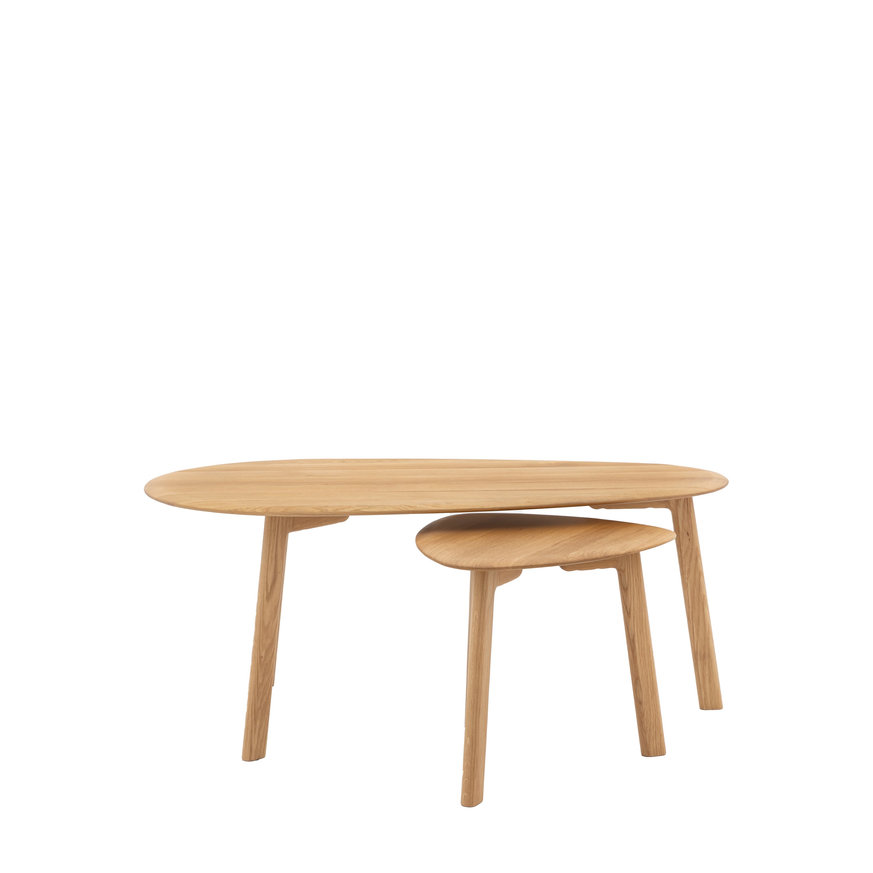 Amos Madrid Coffee & Side Table Nest Oak