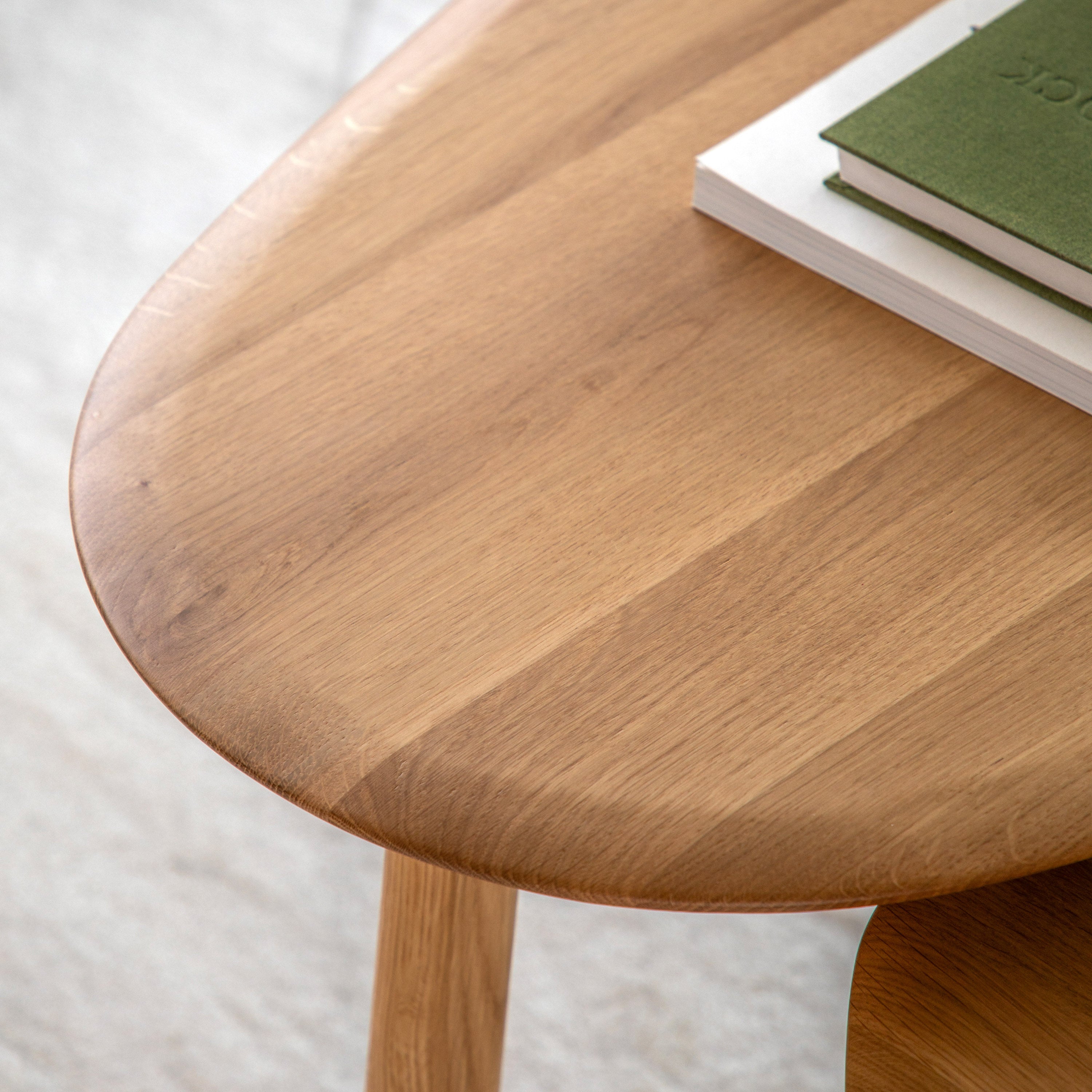 Amos Madrid Coffee & Side Table Nest Oak