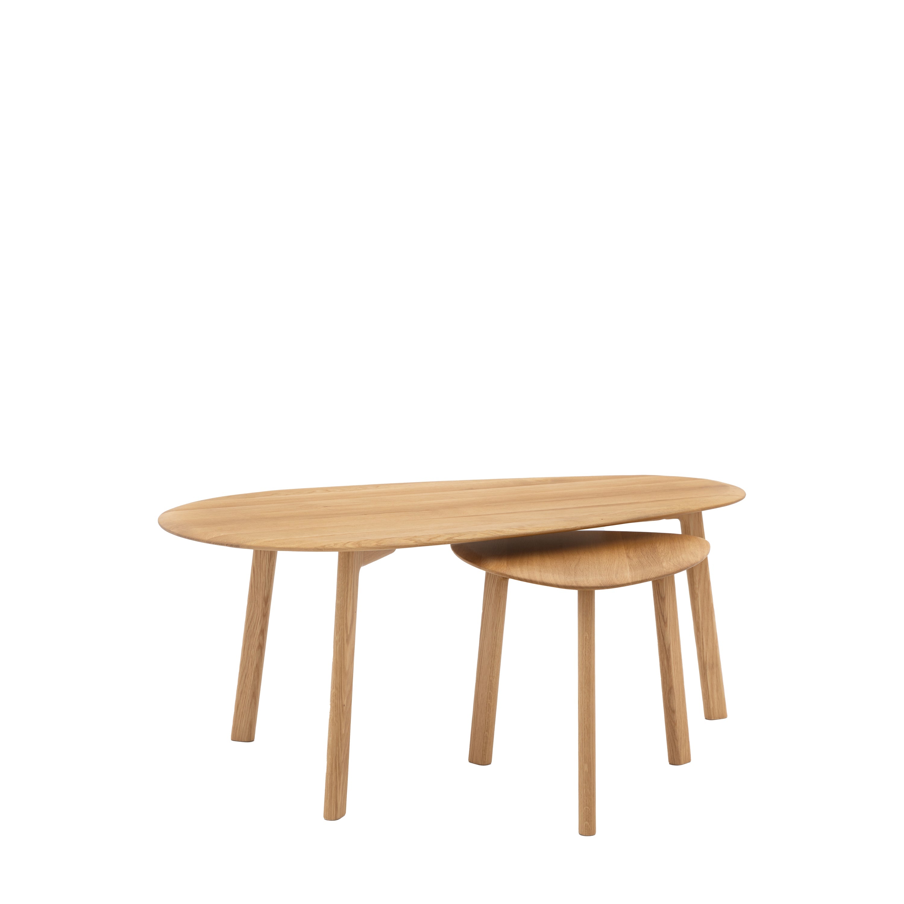 Amos Madrid Coffee & Side Table Nest Oak