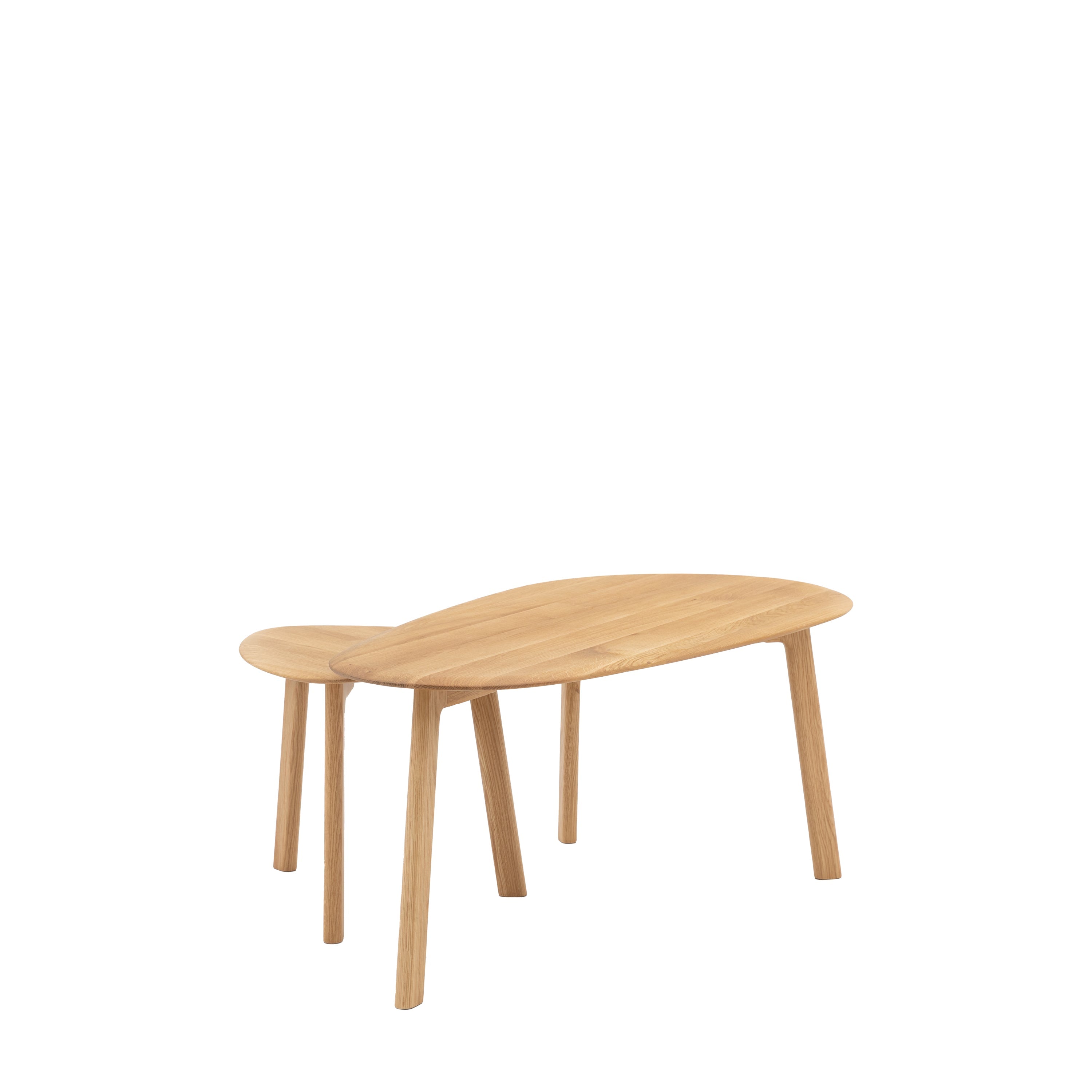 Amos Madrid Coffee & Side Table Nest Oak