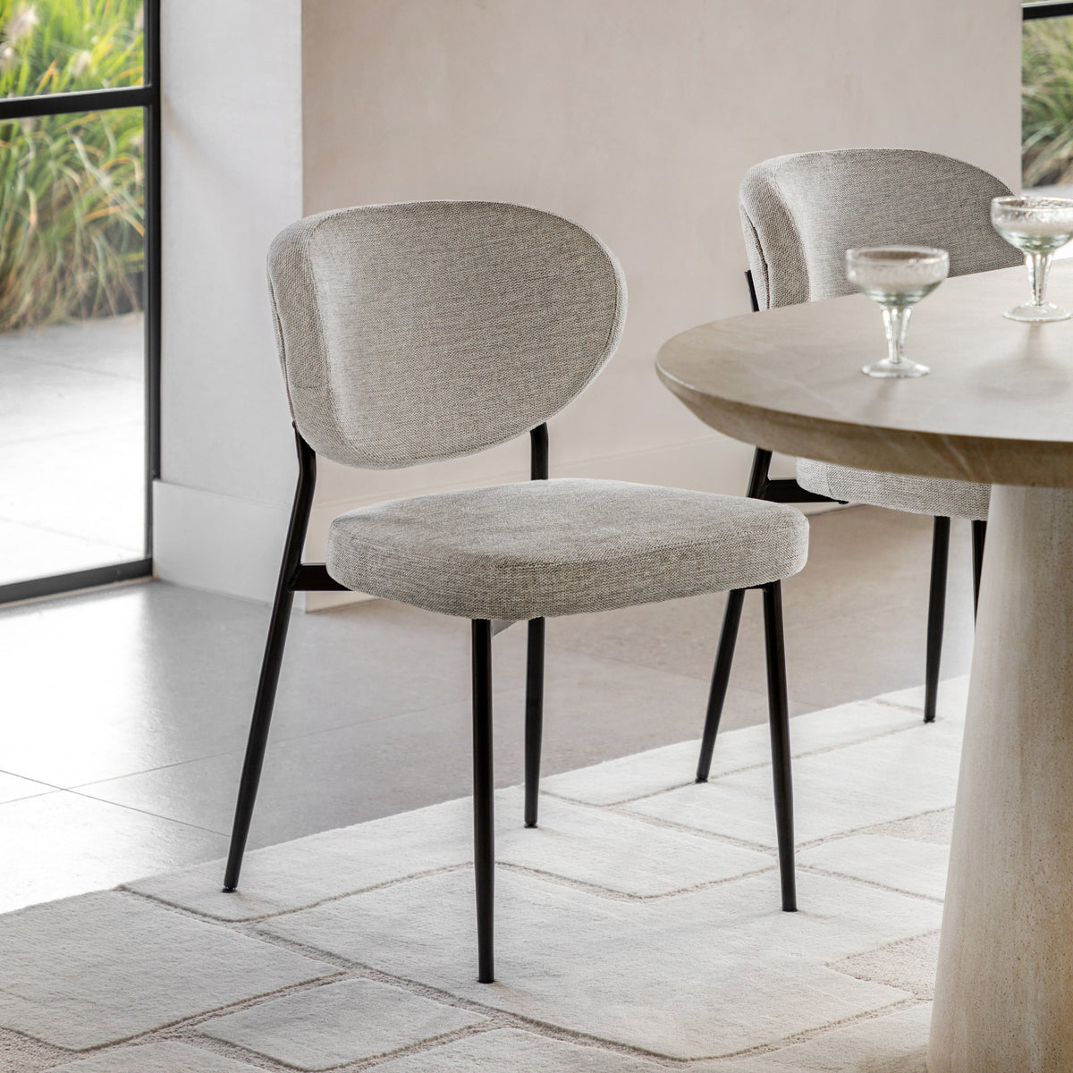Amos Oppo Dining Chair Natural (2pk)