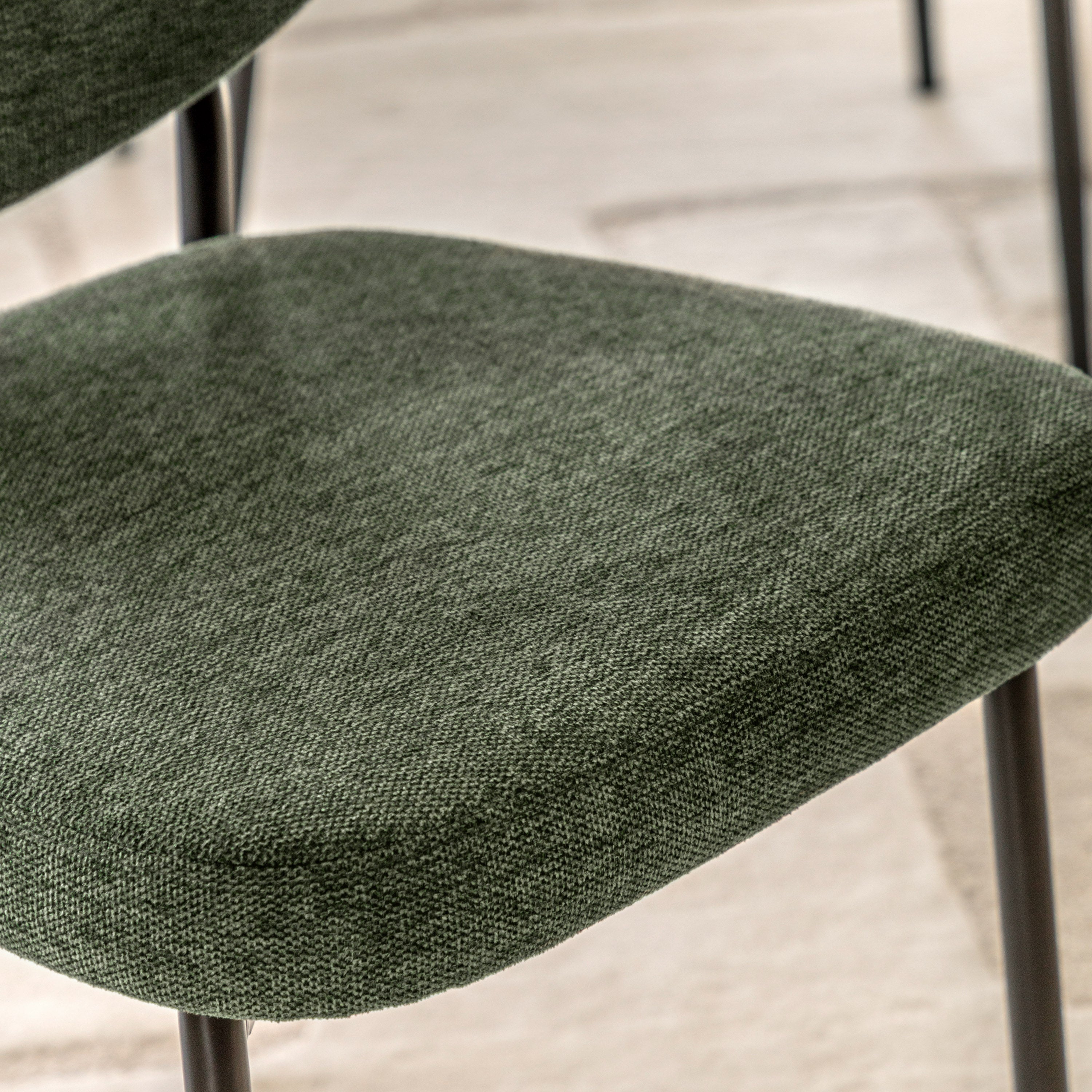 Amos Oppo Dining Chair Green (2pk)