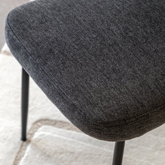 Amos Oppo Dining Chair Charcoal (2pk)