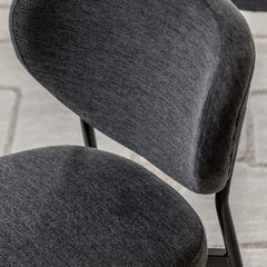 Amos Oppo Dining Chair Charcoal (2pk)