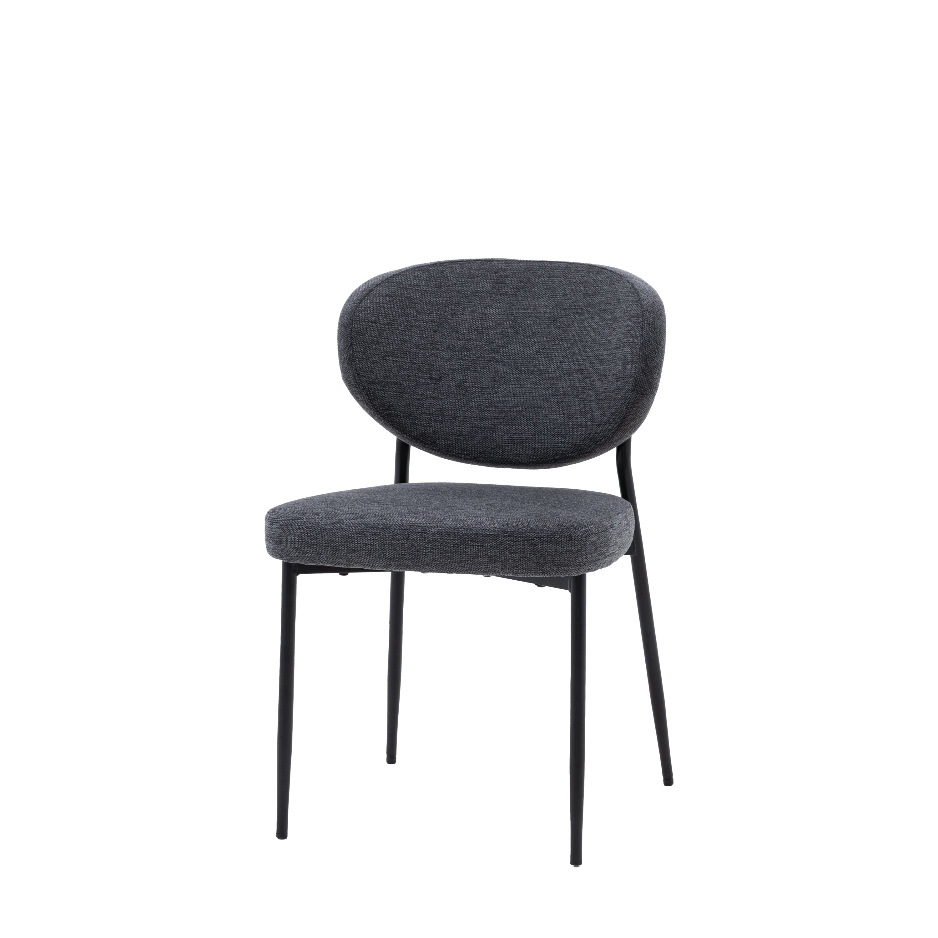Amos Oppo Dining Chair Charcoal (2pk)