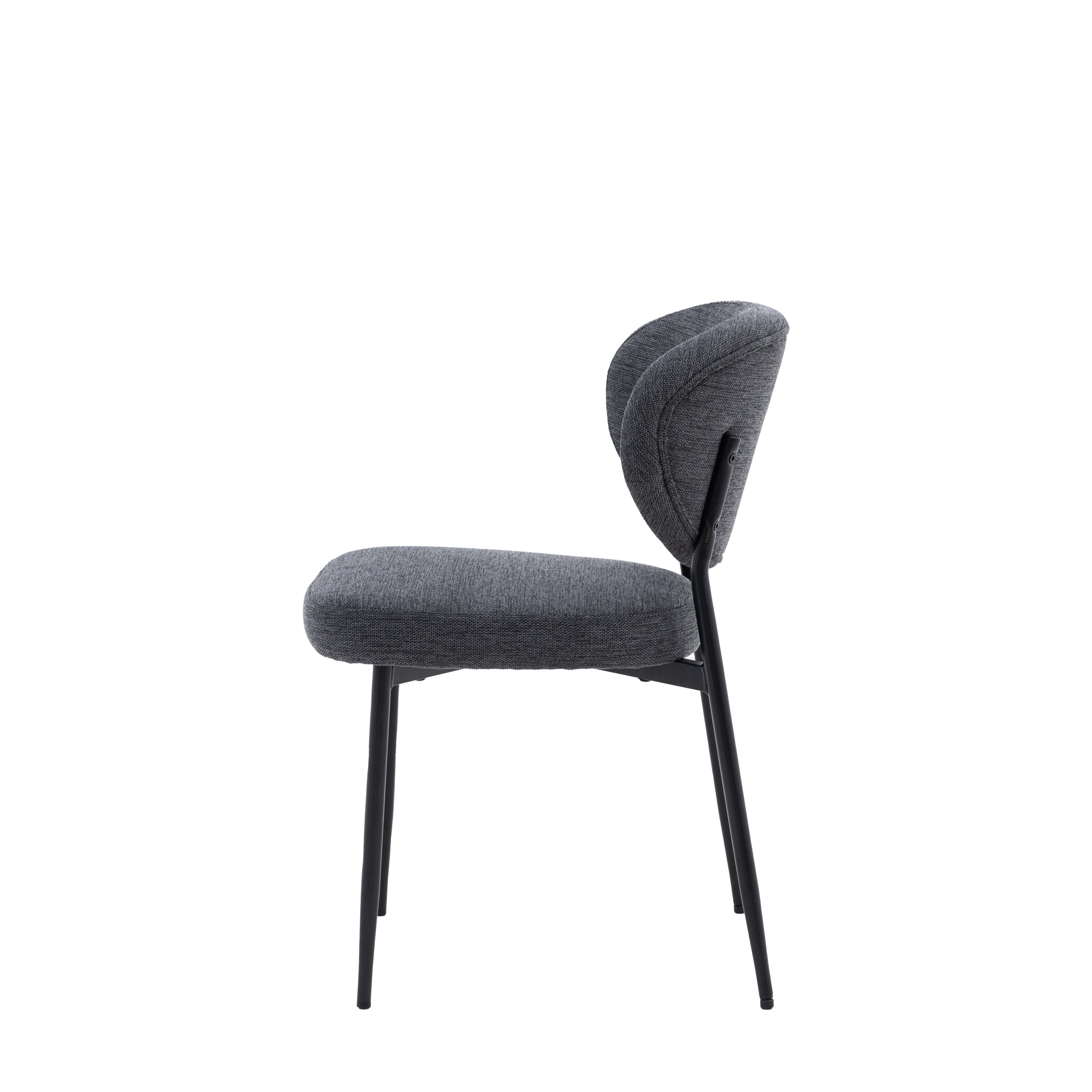 Amos Oppo Dining Chair Charcoal (2pk)