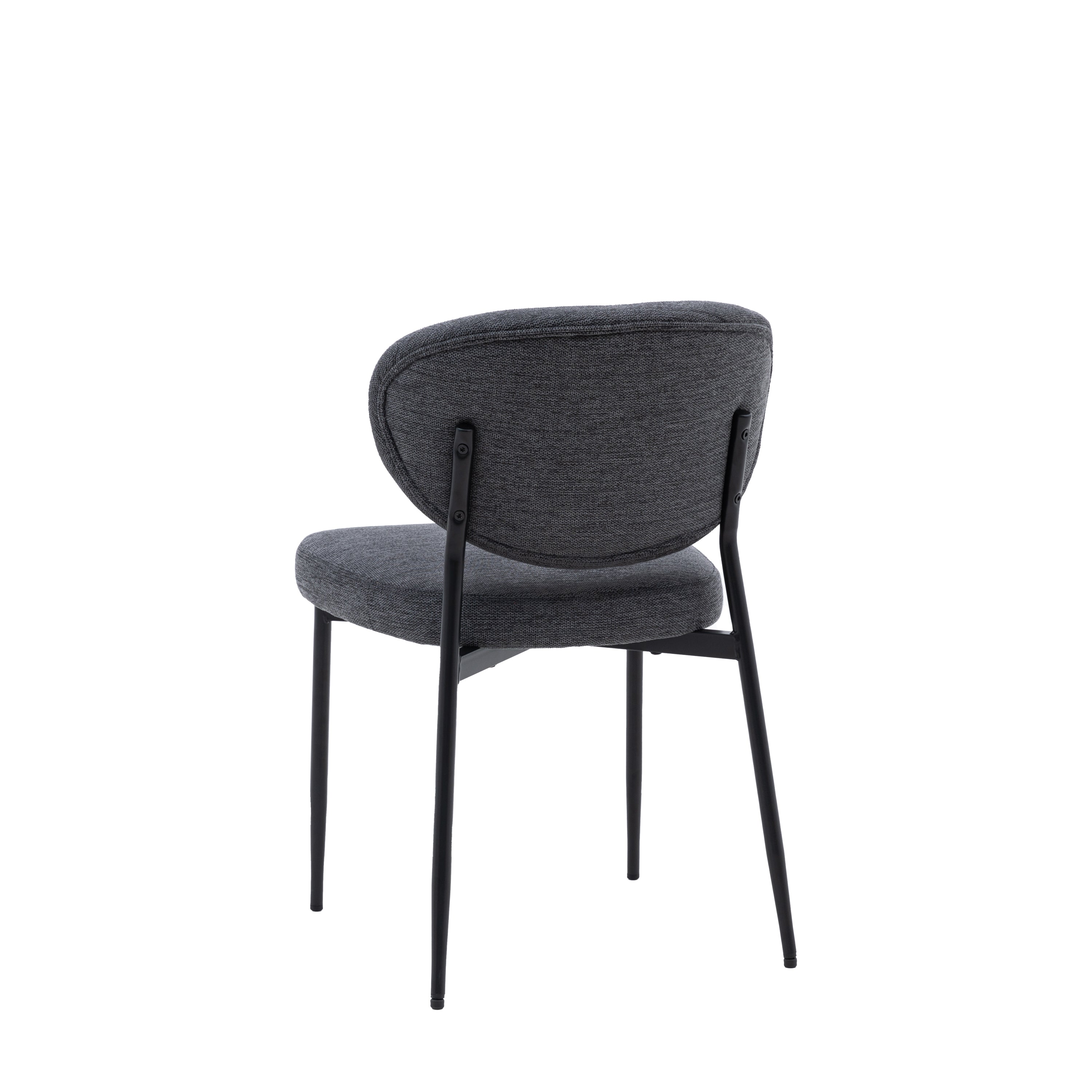 Amos Oppo Dining Chair Charcoal (2pk)