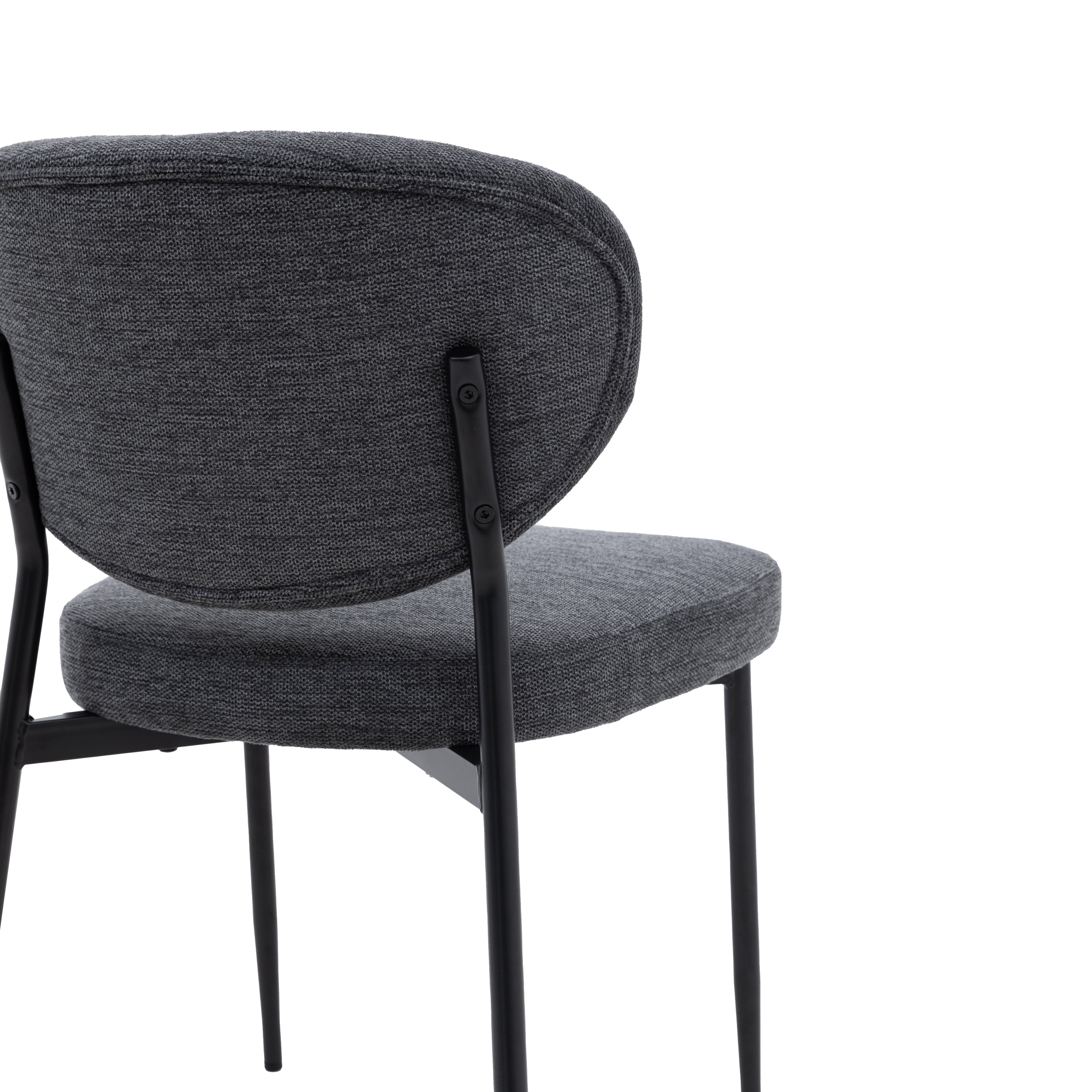 Amos Oppo Dining Chair Charcoal (2pk)