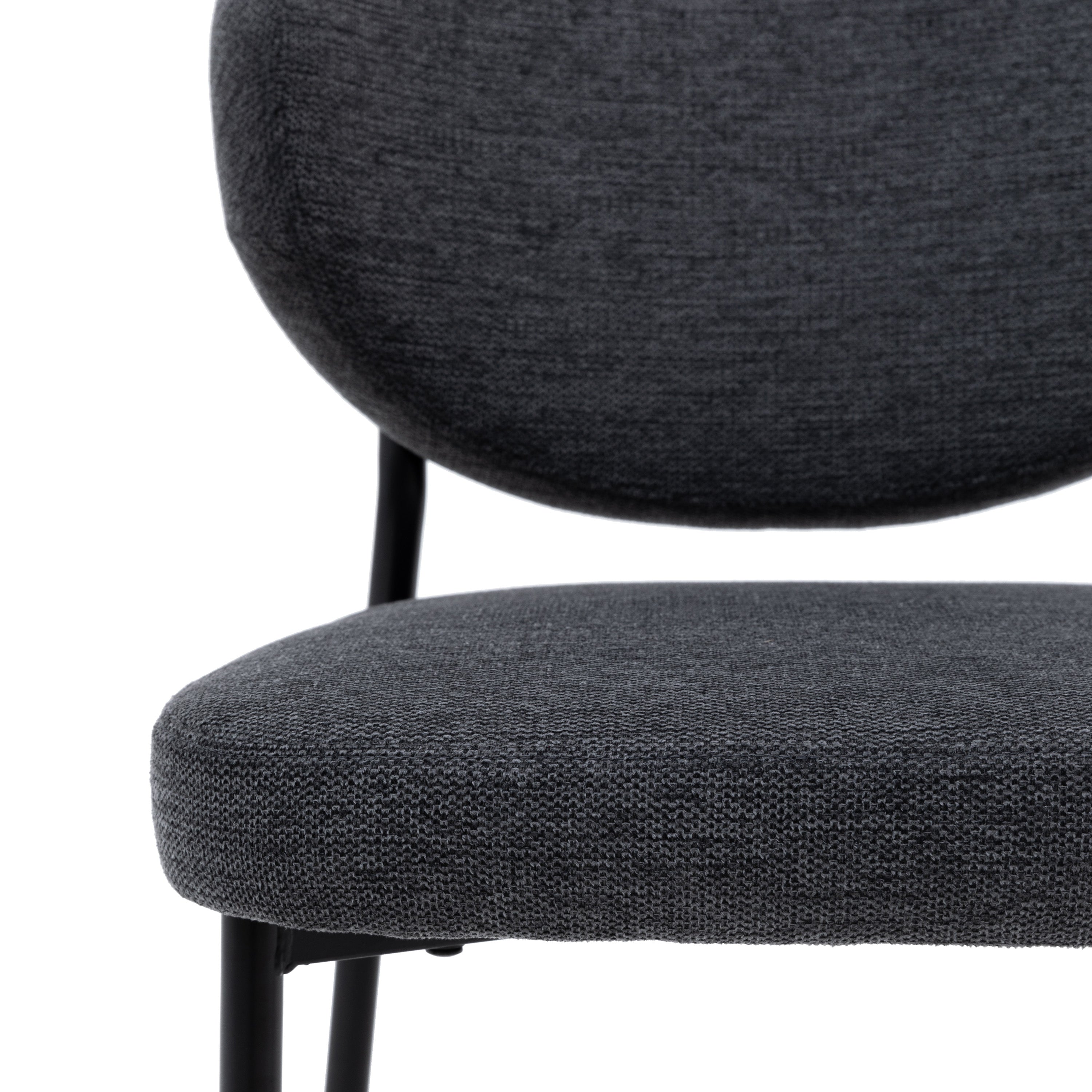 Amos Oppo Dining Chair Charcoal (2pk)