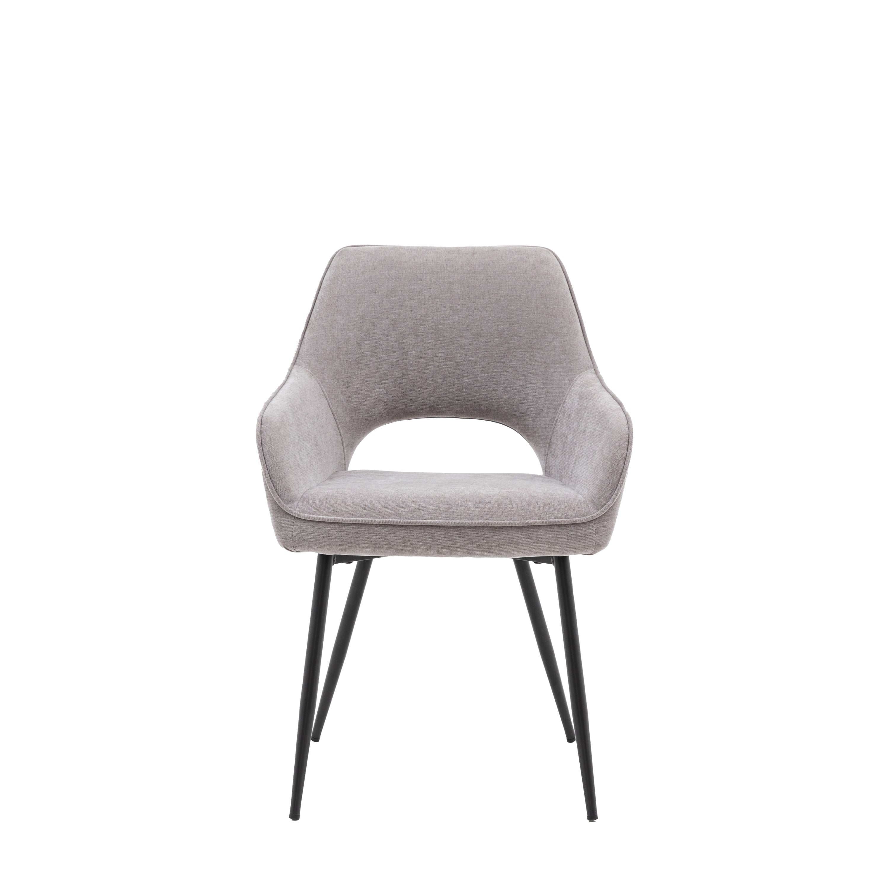 Amos Ivorra Dining Chair Grey (2pk)